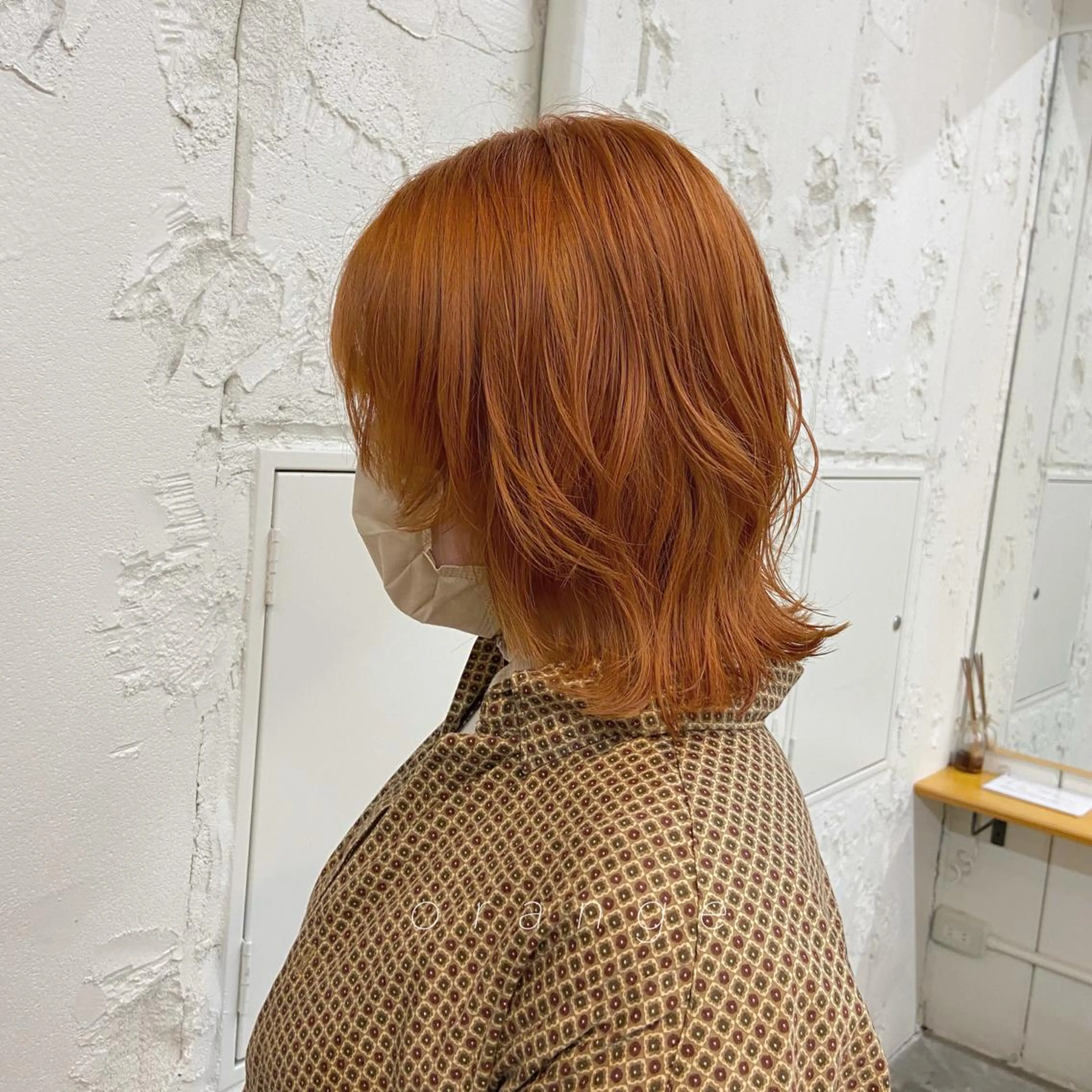 ミディアム ウルフカット ハイトーン🦢 Natsumiのヘアスタイル