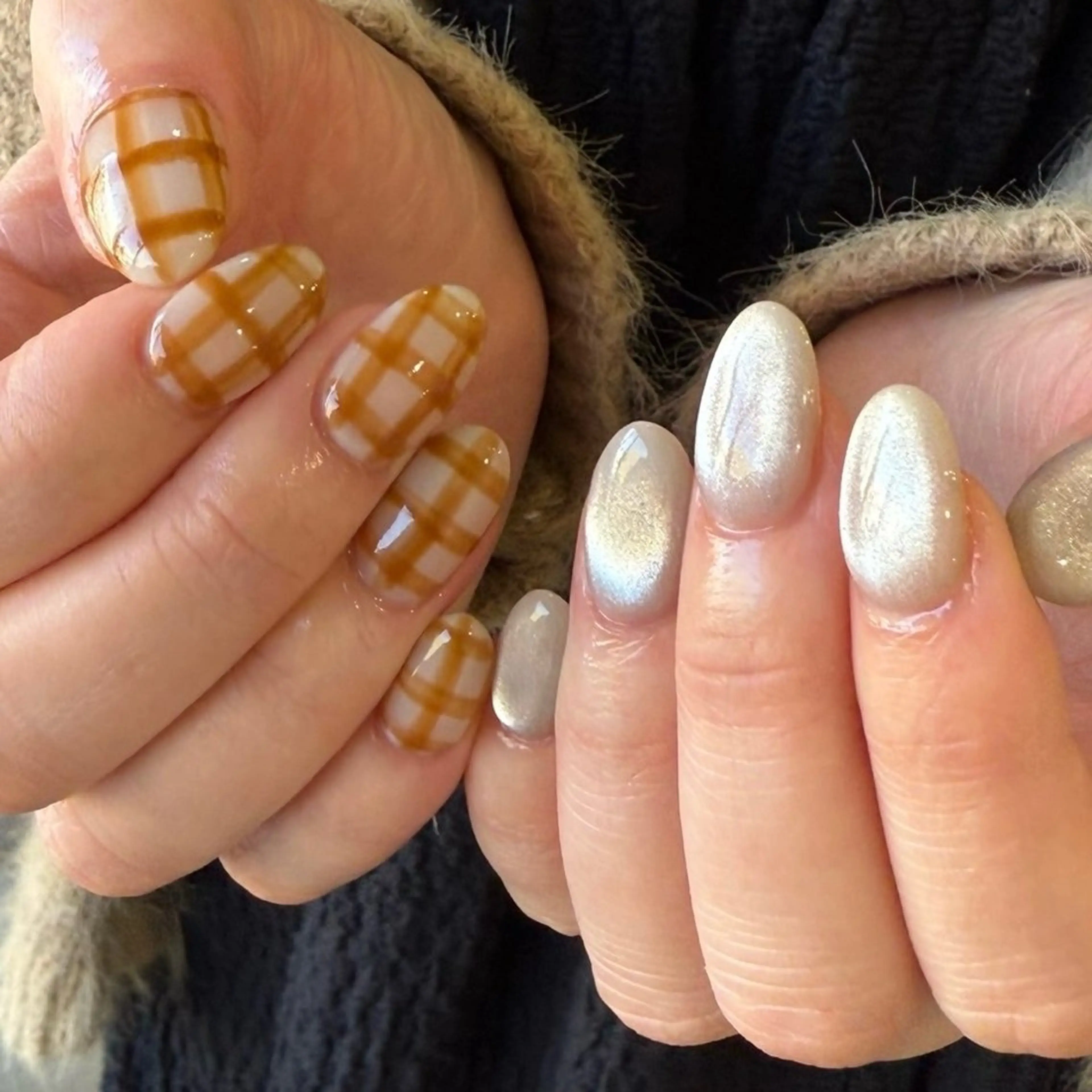 ネイル マグネットネイル 黄色 ハンドネイル nail‪◯ petitnanoのネイルデザイン