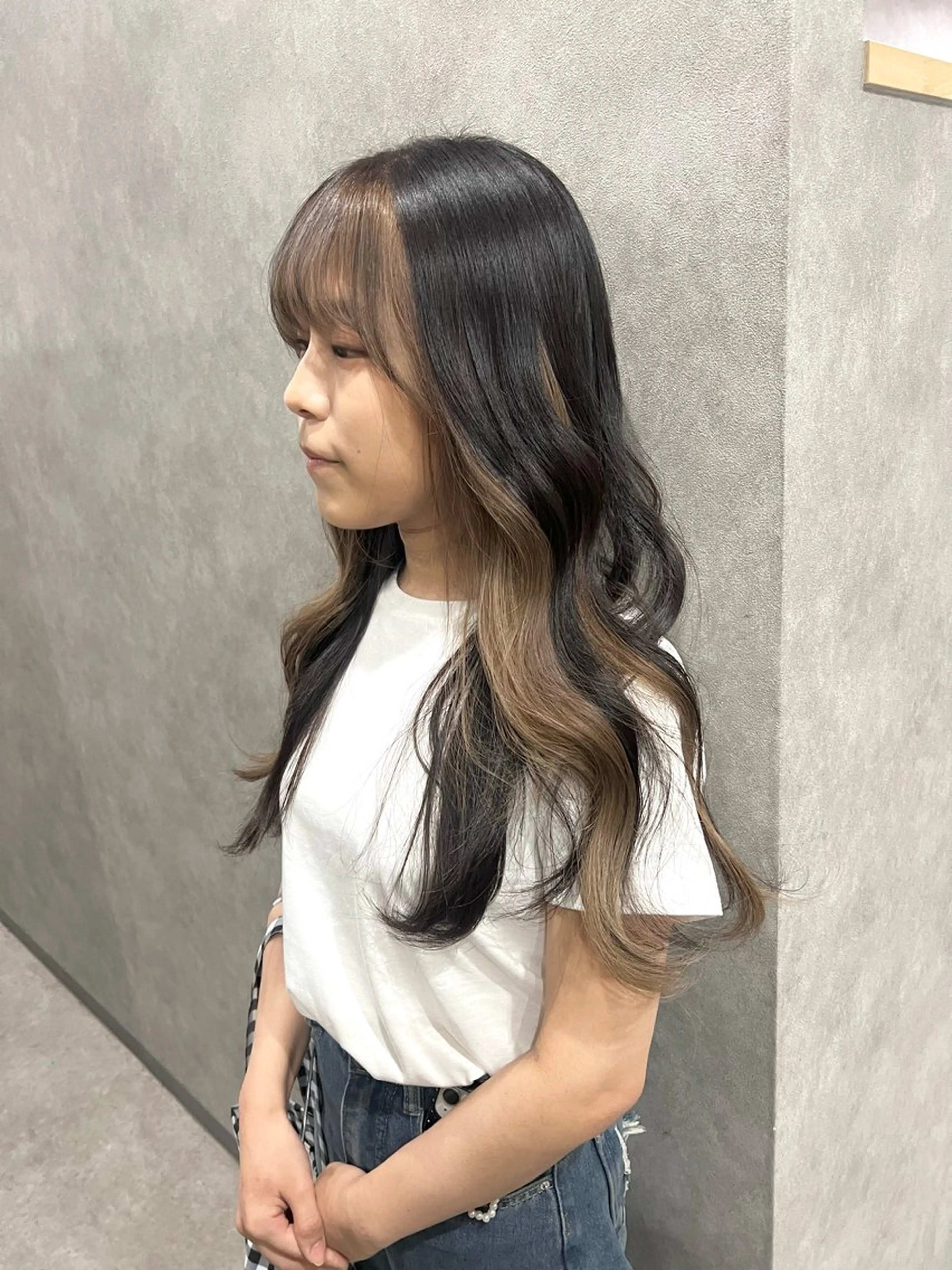 ロング カラー ベージュカラー ブリーチ ミルクティーベージュ ヘアカラー 🎀🕊RION 🩰のヘアスタイル