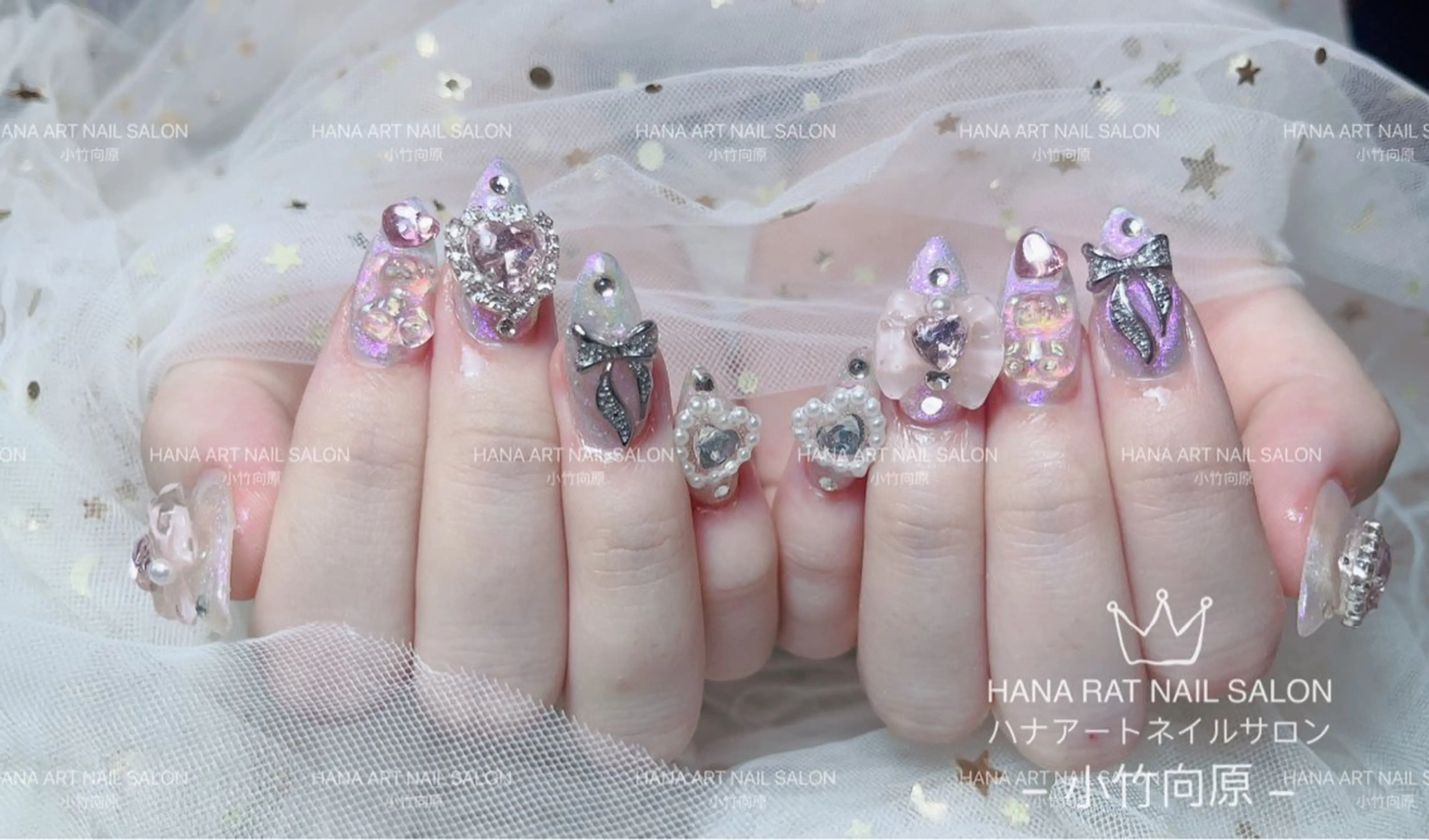 ネイル 韓国ネイル ハンドネイル HANA ART NAIL SALONのネイルデザイン