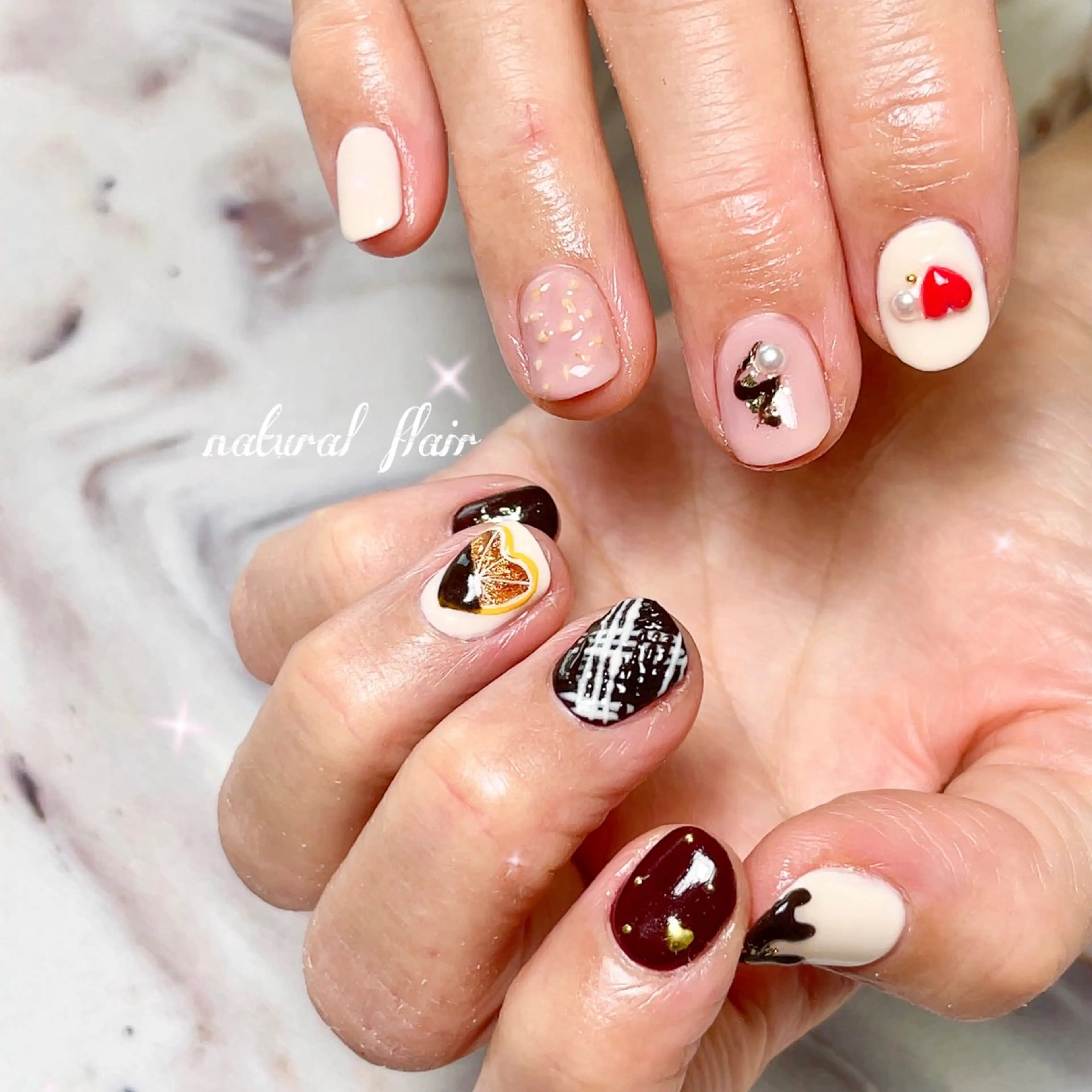 ネイル ハンドネイル natural flairのネイルデザイン