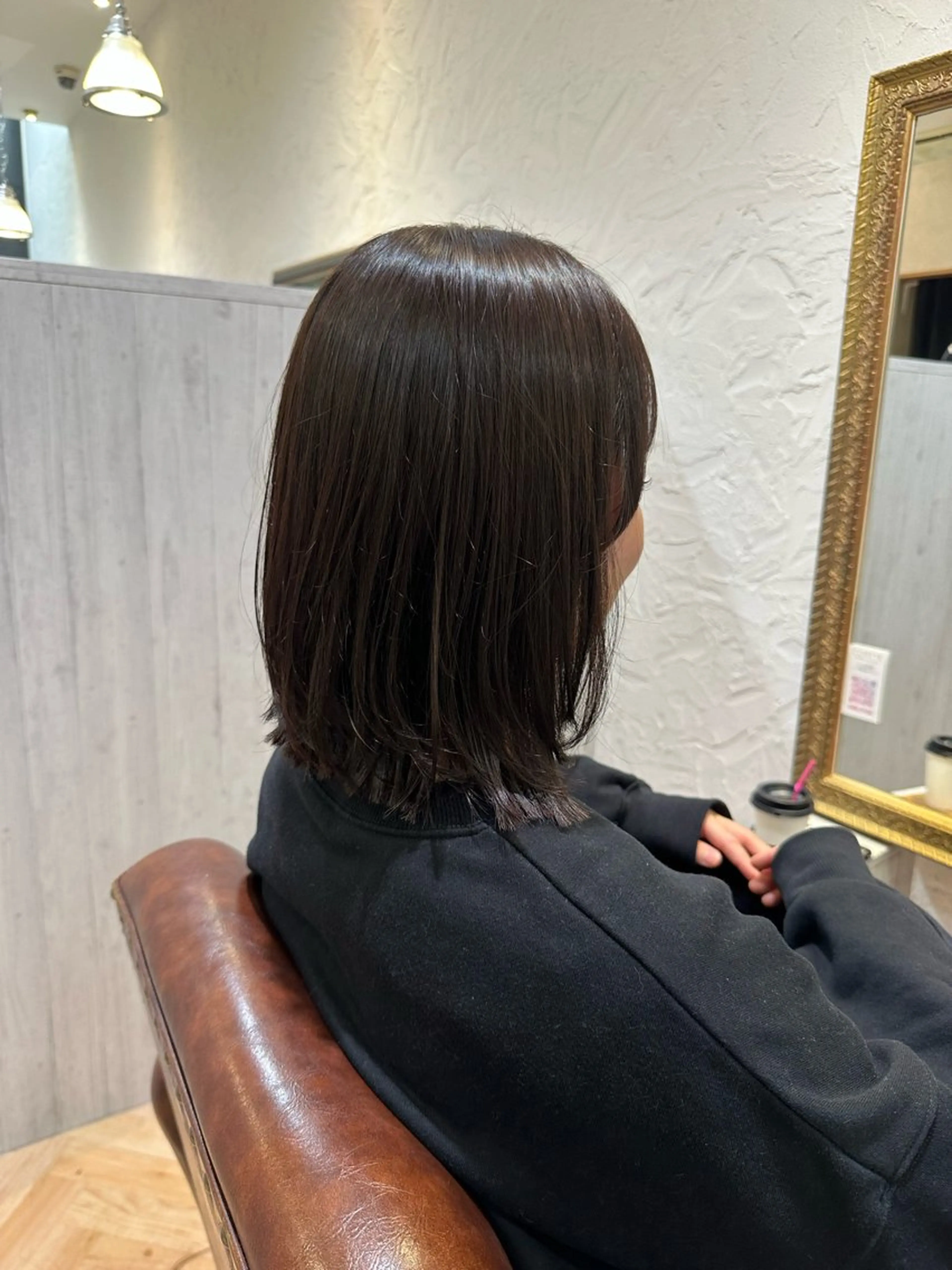 ミディアム ボブレイヤー ボブ レイヤーカット hair salon  CAMON.所属・仙台/camon/ airiのヘアスタイル