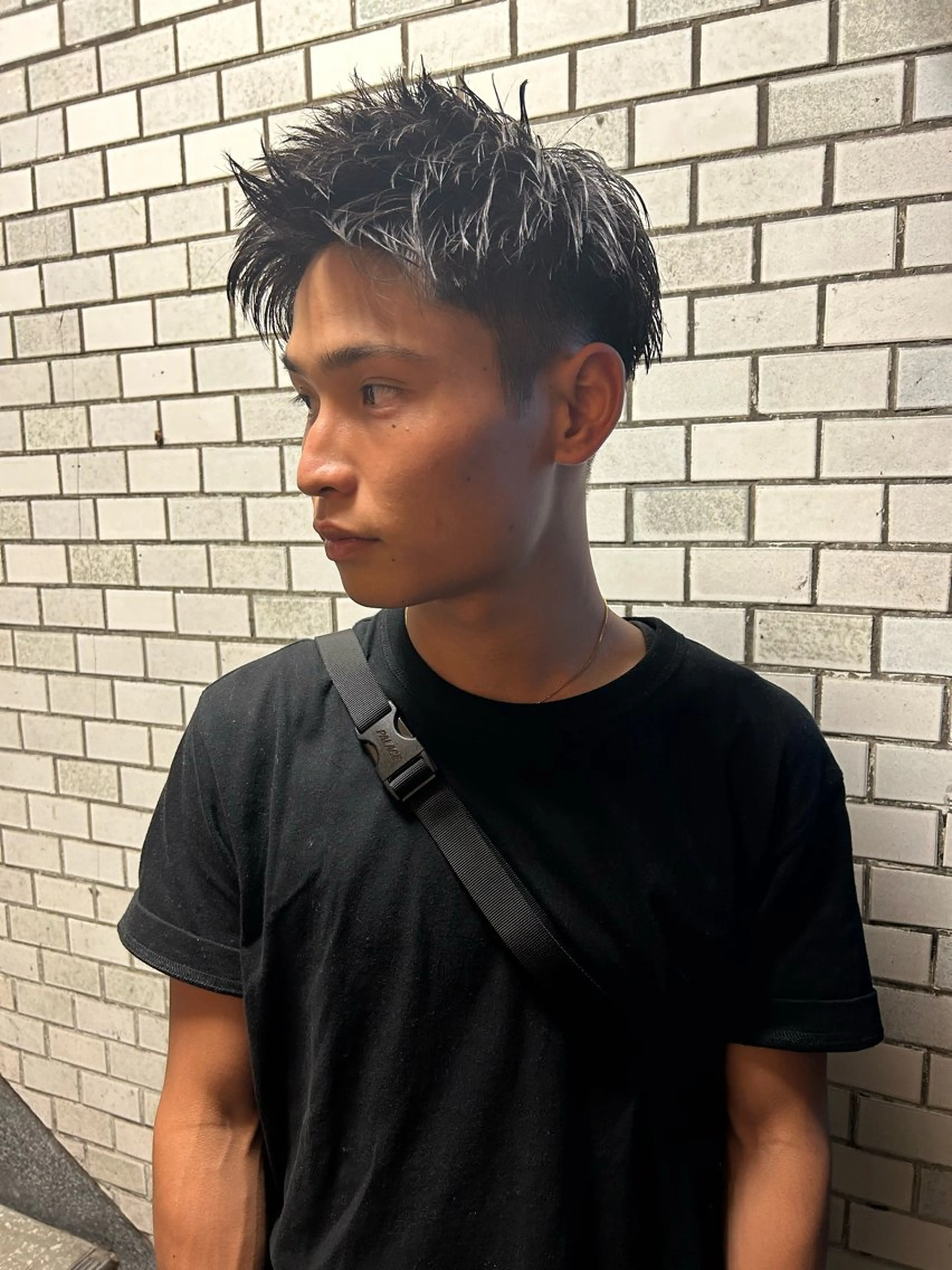 ショート メンズ メンズブリーチ メンズハイライト メンズインナーカラー メンズパーマ プードルパーマ カット charme所属・💈メンズ特化 /伊藤大輝💈のヘアスタイル