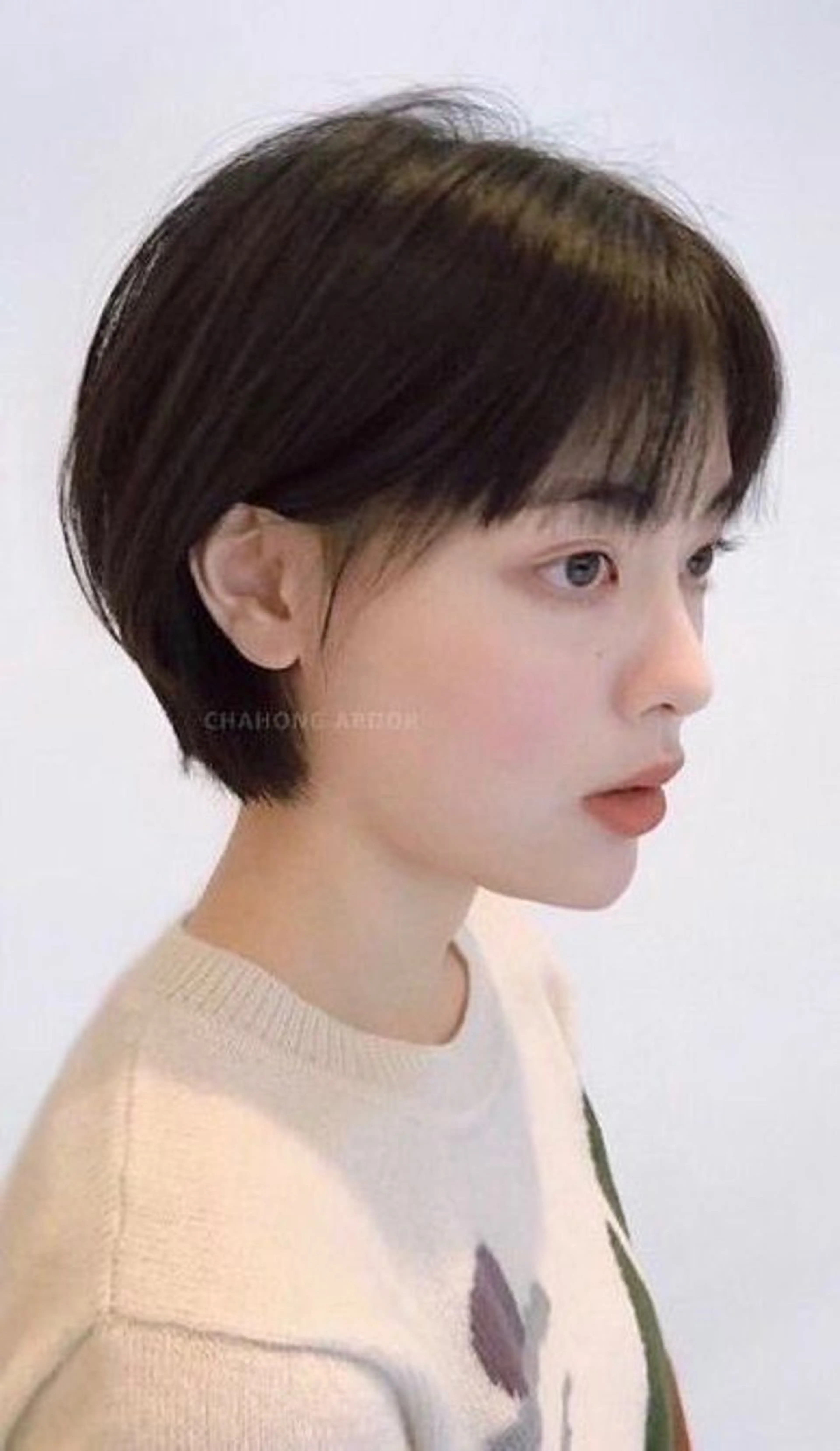 ショート ボブ ショートヘア 【arc】Ruri コテ巻き風パーマのヘアスタイル