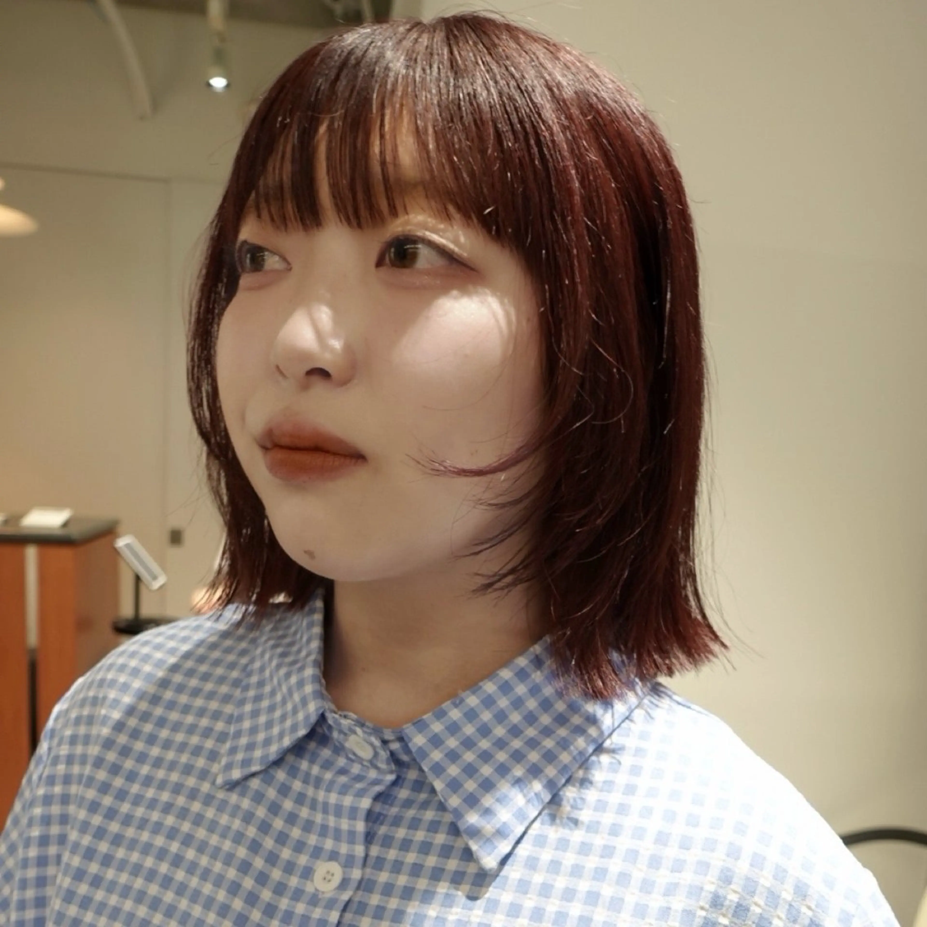 ミディアム カラー ヘアアレンジ ピンクカラー ボブ カット ヘアカラー 🌐サトウ リョウ🌐のヘアスタイル