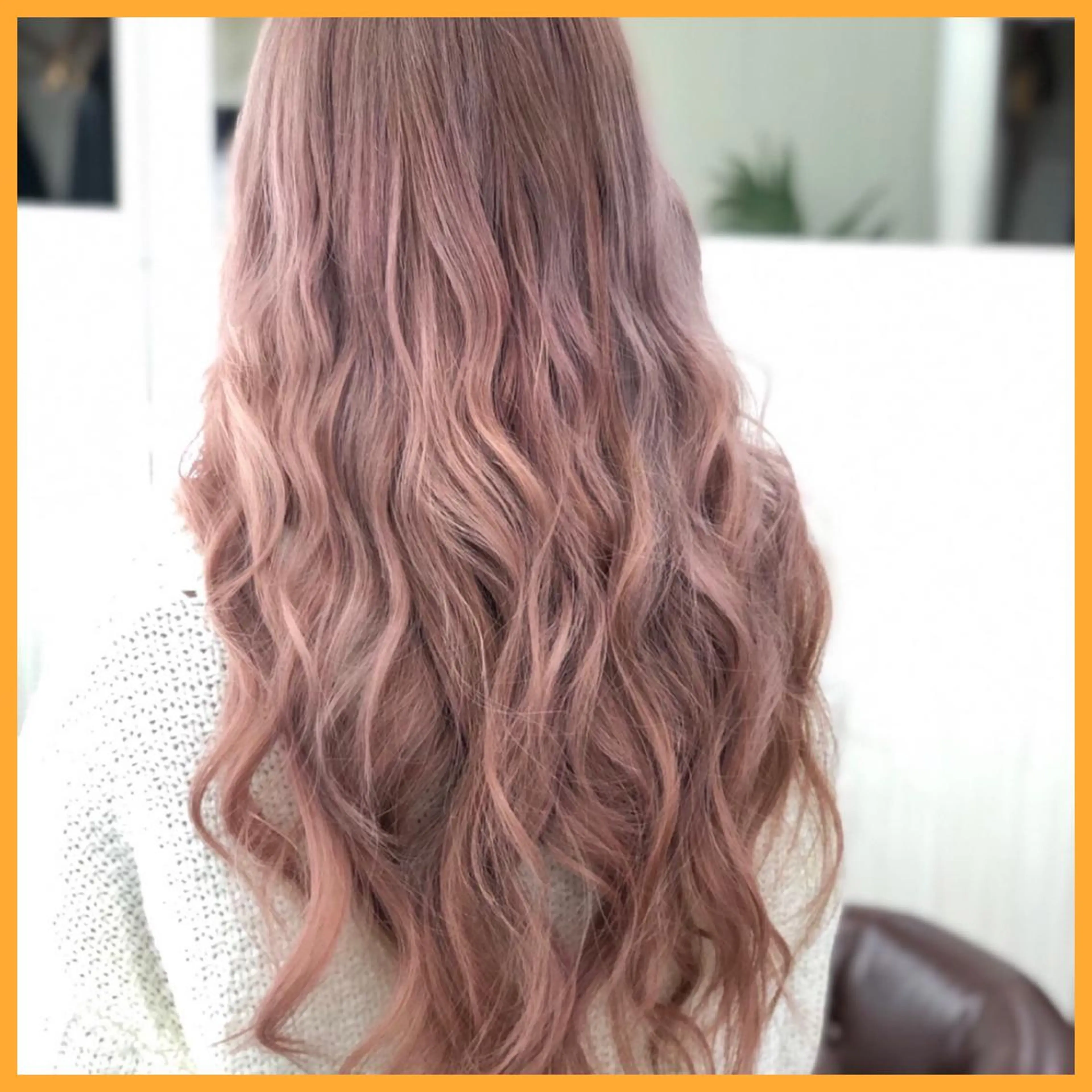 ロング カラー カット ヘアカラー エクステ 🫧あ　お🫧 心斎橋のヘアスタイル