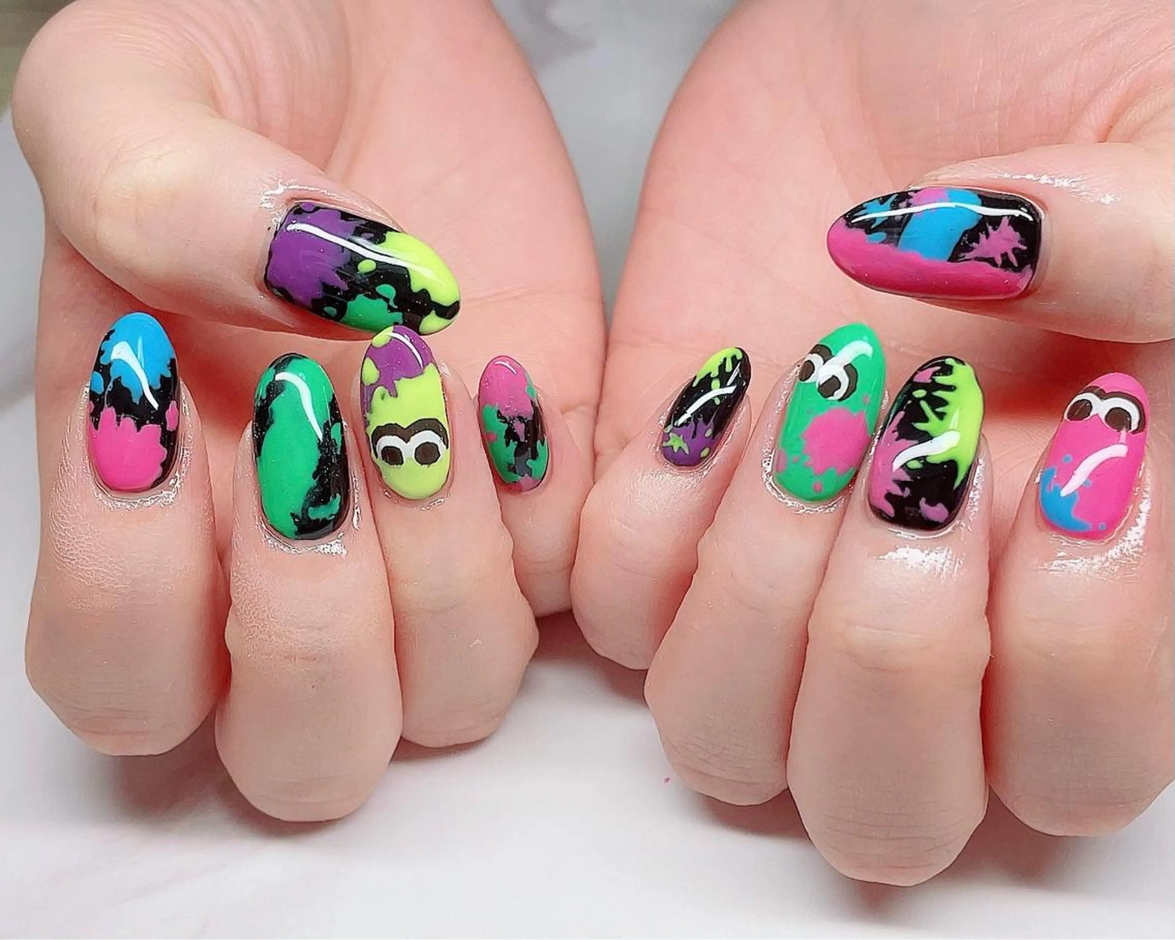 セミロング ネイル ハンドネイル NailbyN所属・Nail_by N1のネイルデザイン