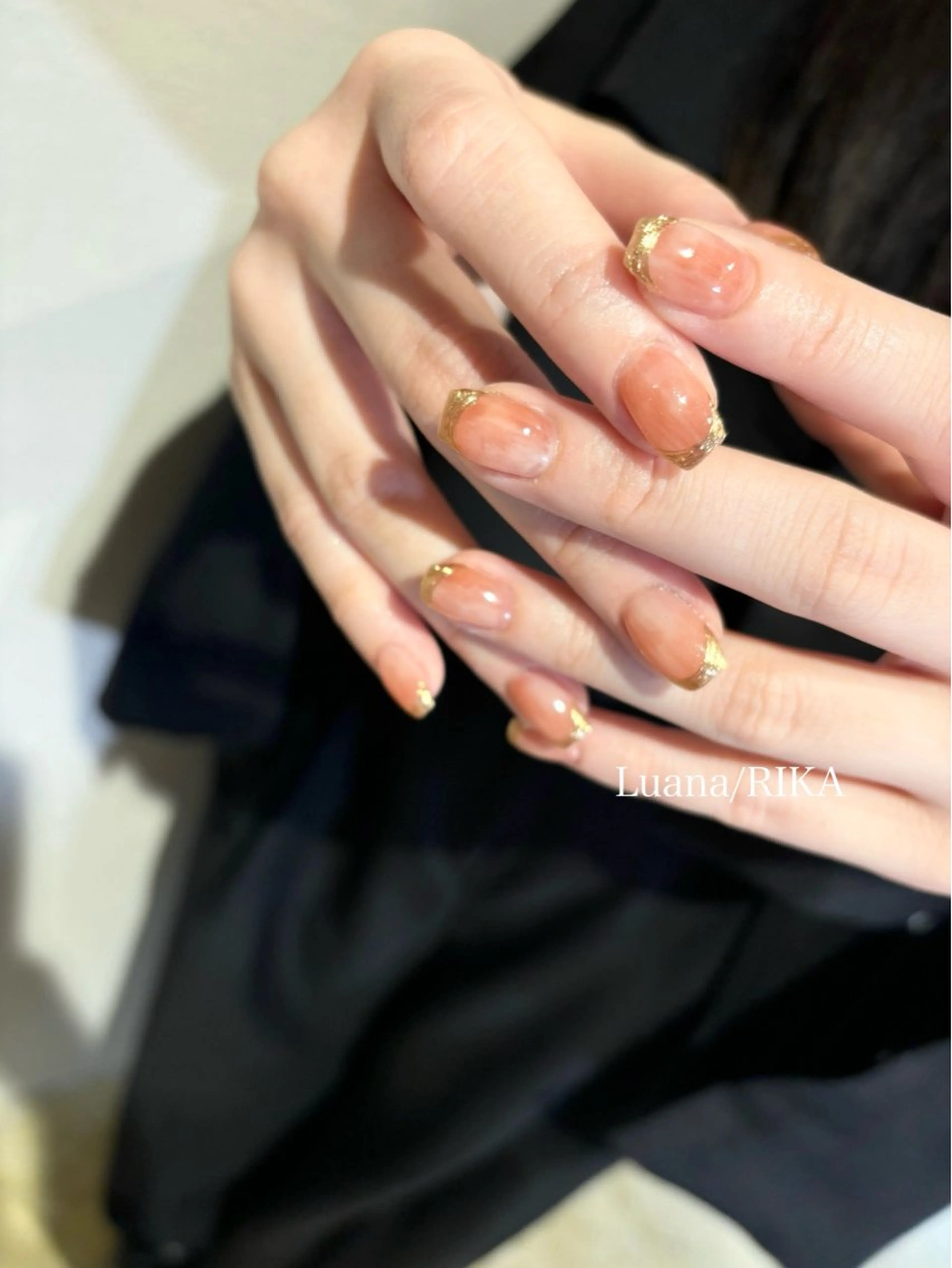 ネイル シンプルネイル ハンドネイル Nail Salon Luana Rikaのネイルデザイン