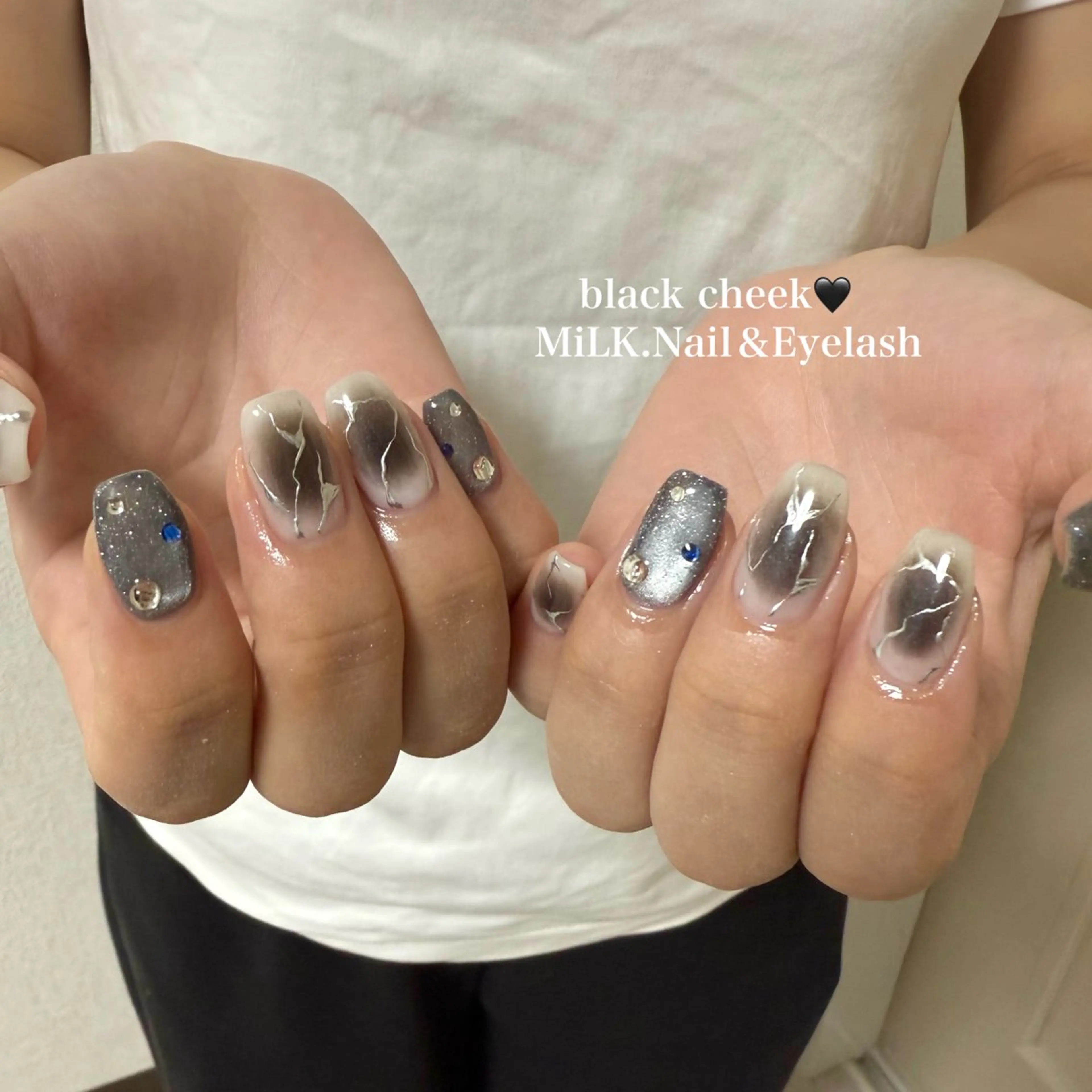ネイル ハンドネイル MiLK.   Nail&Eyelash所属・MiLK. wakaのマツエク・マツパデザイン