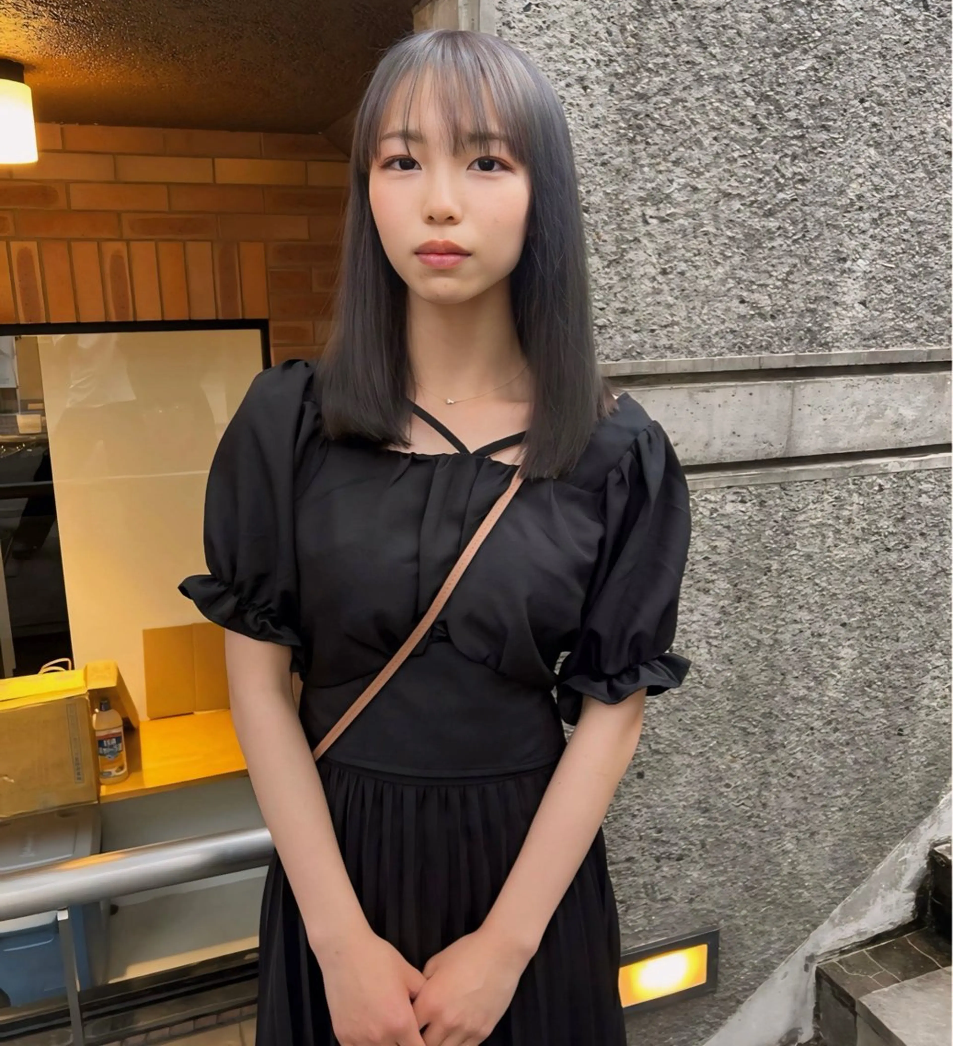 セミロング カラー グレージュ ヘアカラー トリートメント 艶髪カラー✨似合わせ No.1🥇渡辺康貴のヘアスタイル