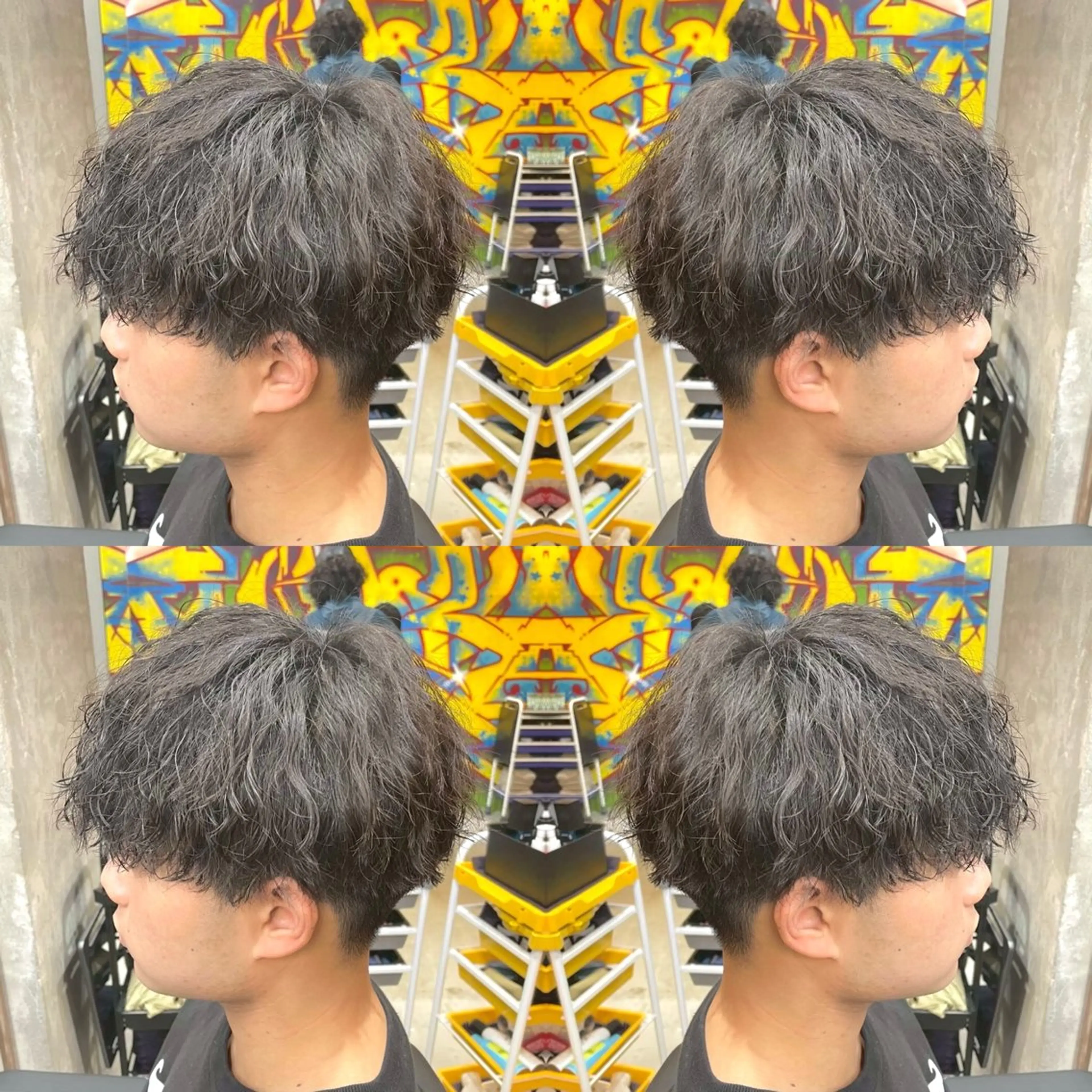 🔥スタイリングを楽に🔥🌀ツイストスパイラル🌀【1日1人限定】メンズカット➕パーマ➕髪質改善内部トリートメント✨の写真