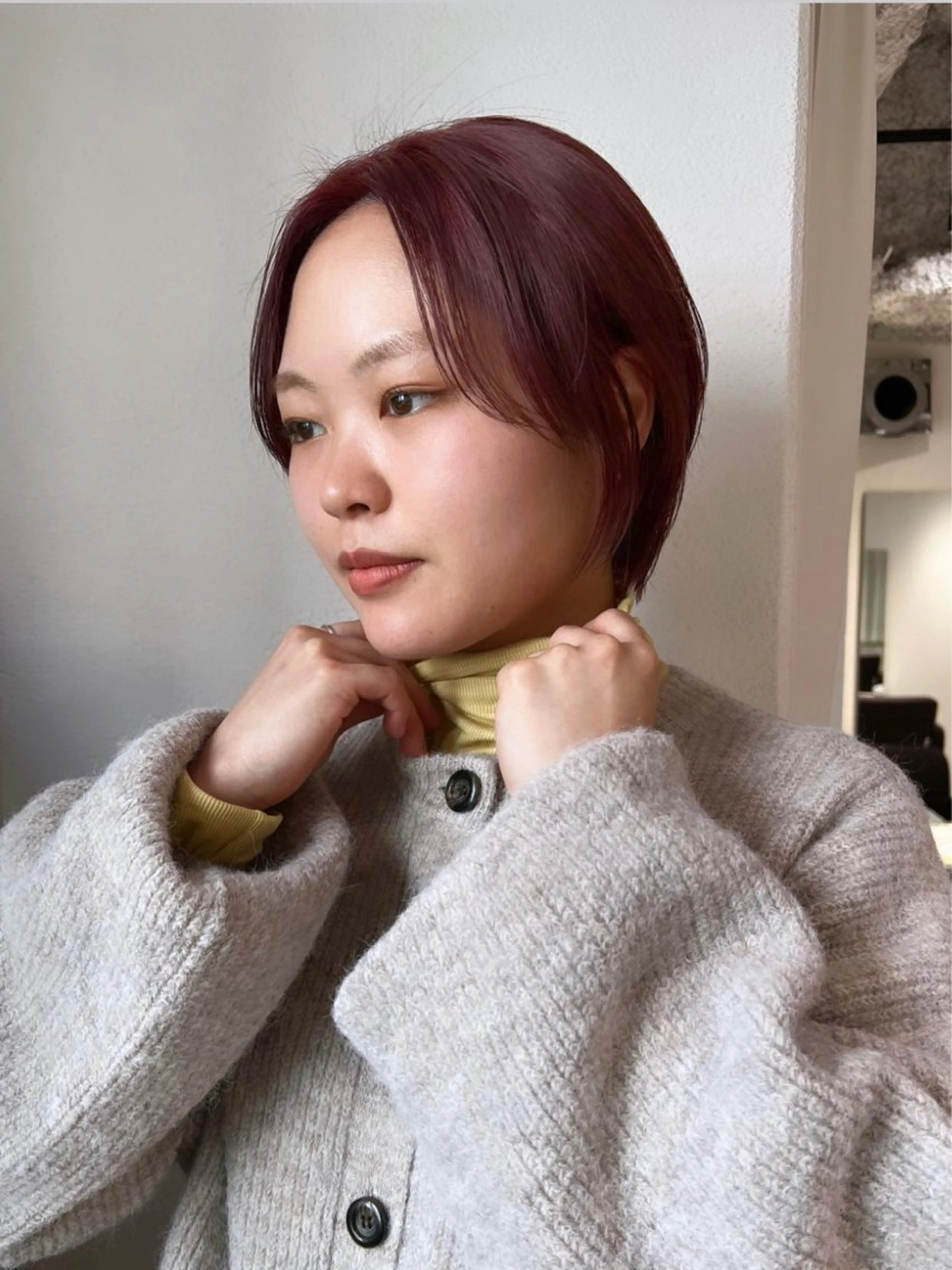 ショート カラー nendo_hair所属・ハイトーン/ブリーチ レイヤーsonokaのヘアスタイル