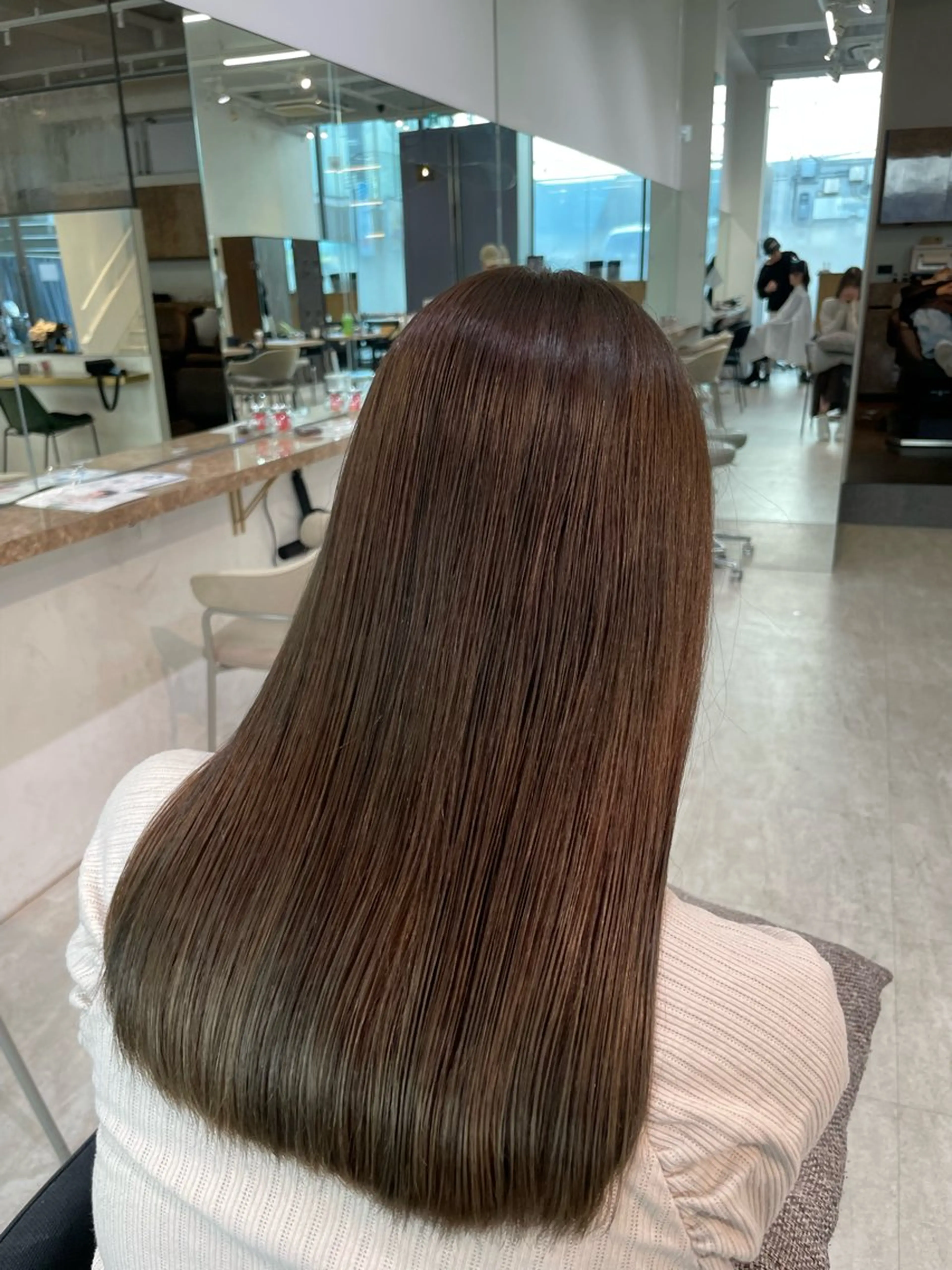 ミディアム カラー パーマ ヘアアレンジ メンズ キッズ ショート特化型🌟似 合わせボブ/カンタ✨のヘアスタイル