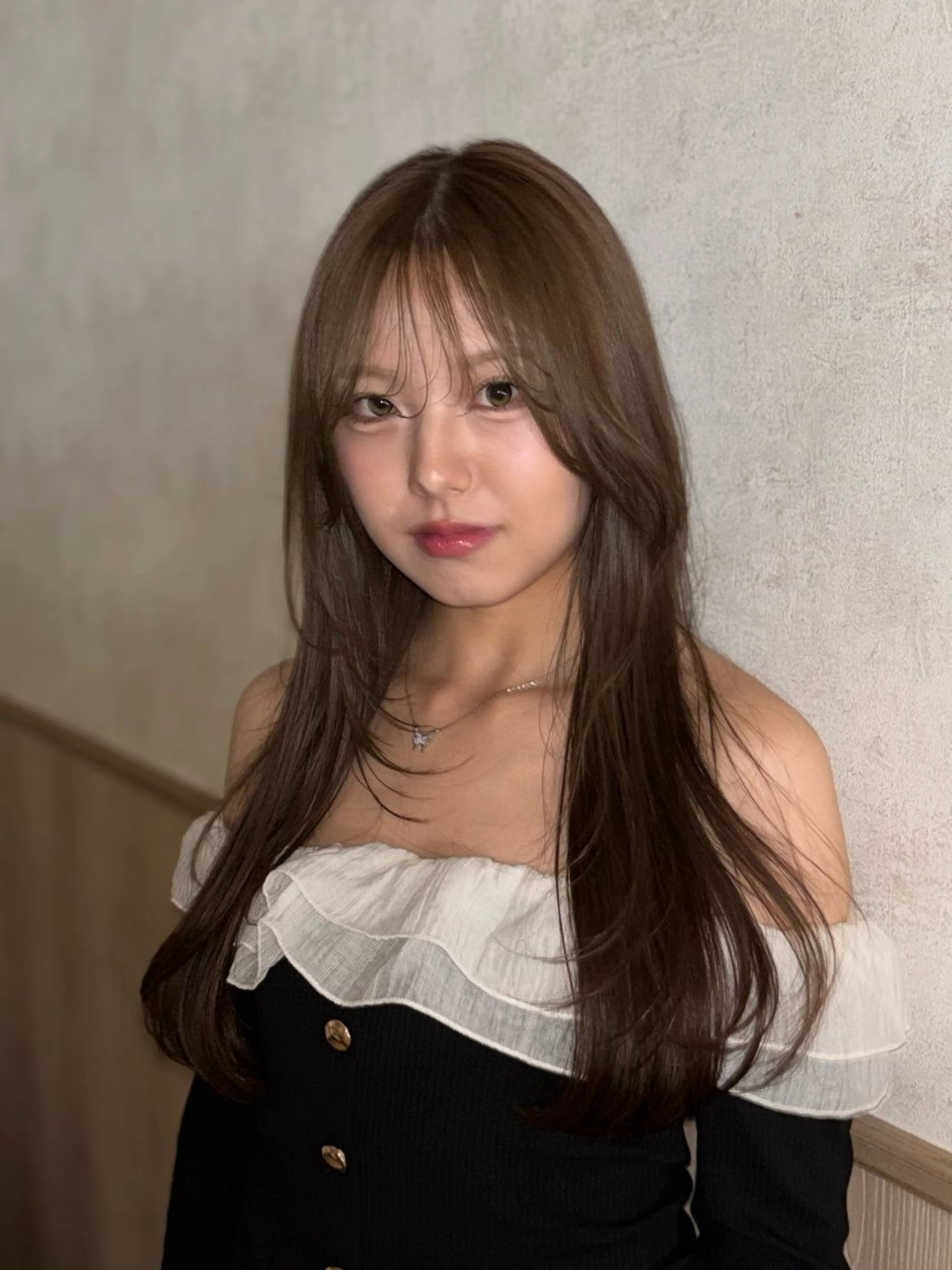 ロング カラー ヘーゼル レイヤーカット カット ヘアカラー 透明感/ベージュ /Yurika🐝のヘアスタイル