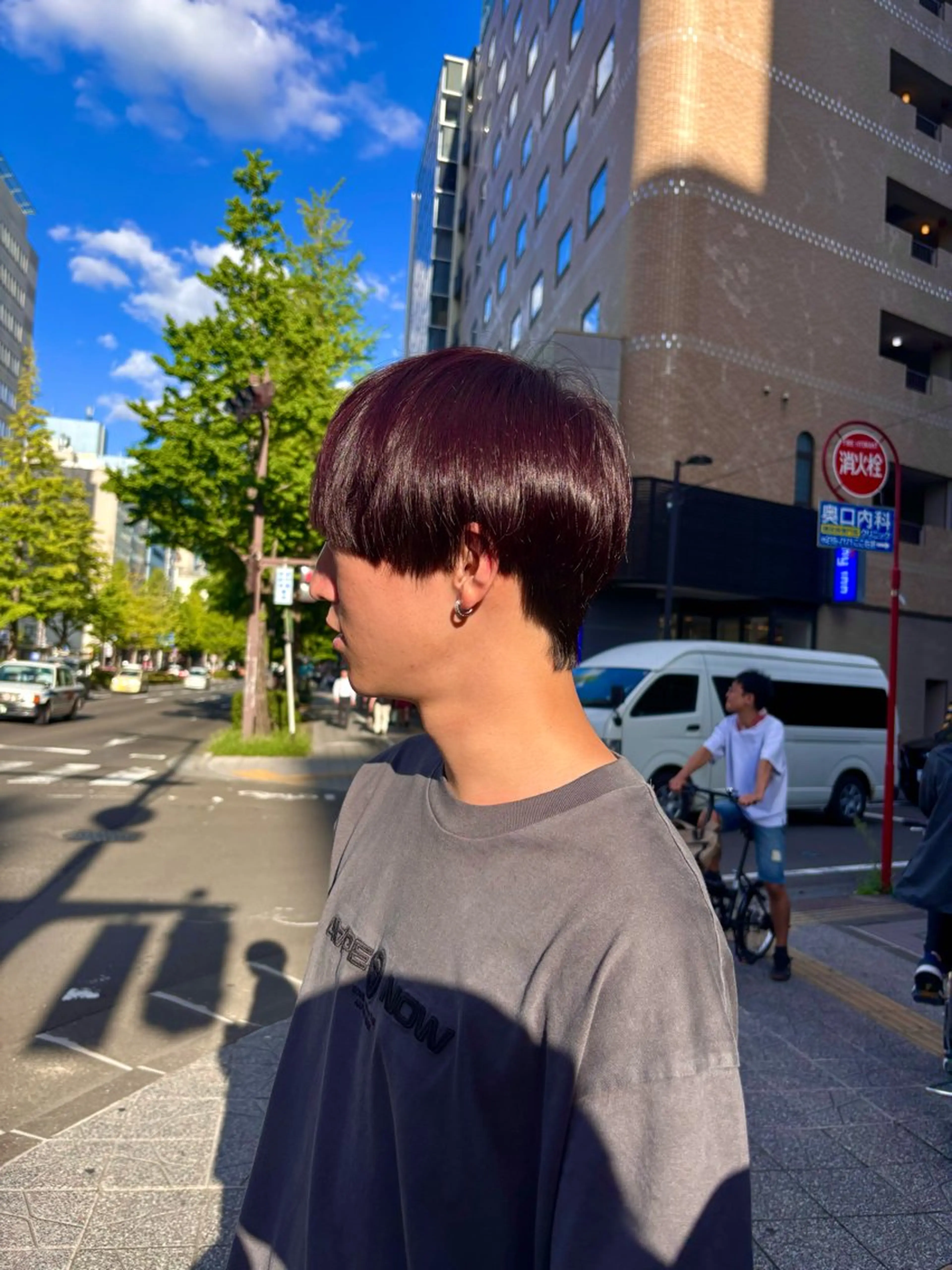 ショート カラー ヘアカラー ESQUISSE 堀合 駿輔のヘアスタイル