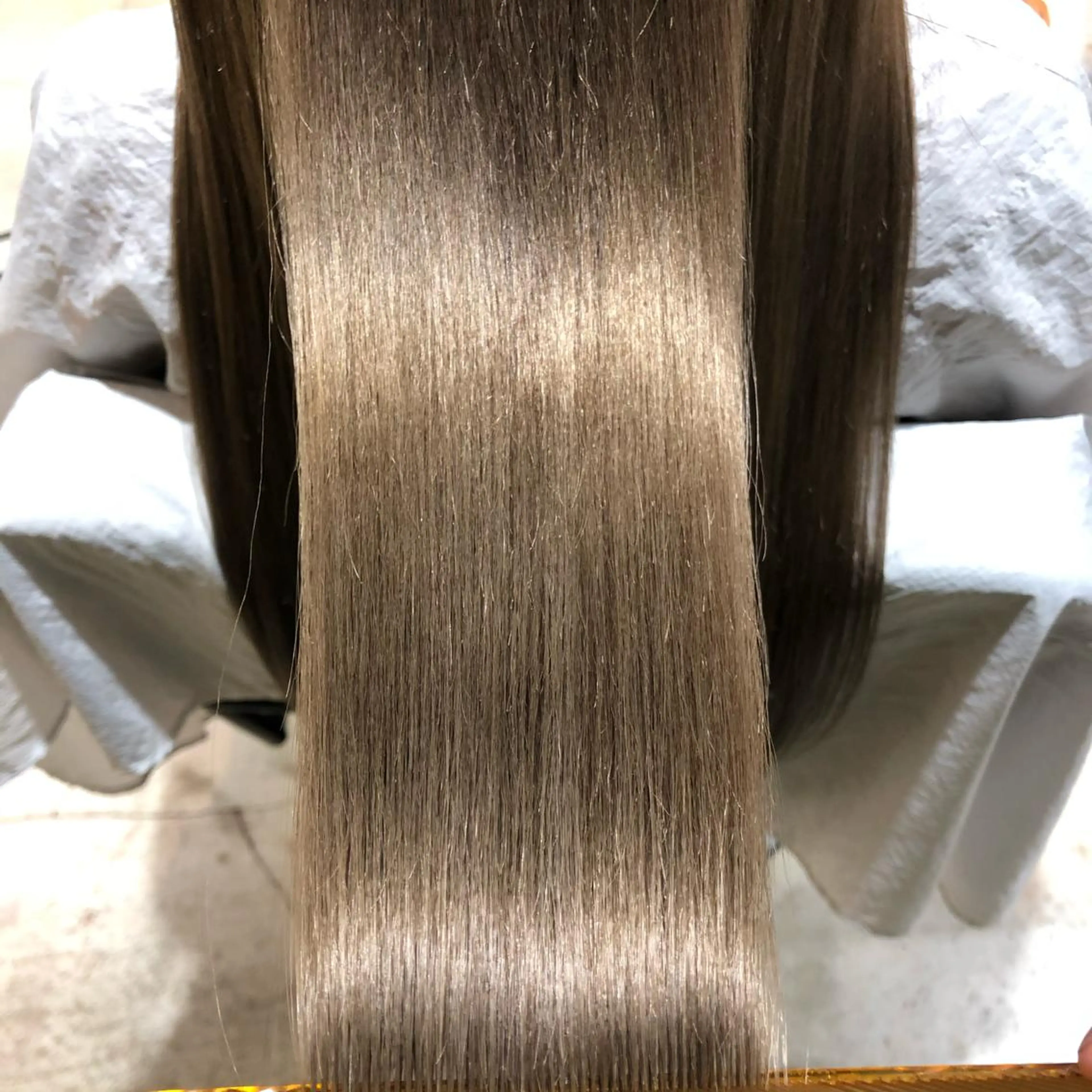 ロング カラー ヘアカラー トリートメント 新宿韓国風レイヤー カット内田智大のヘアスタイル