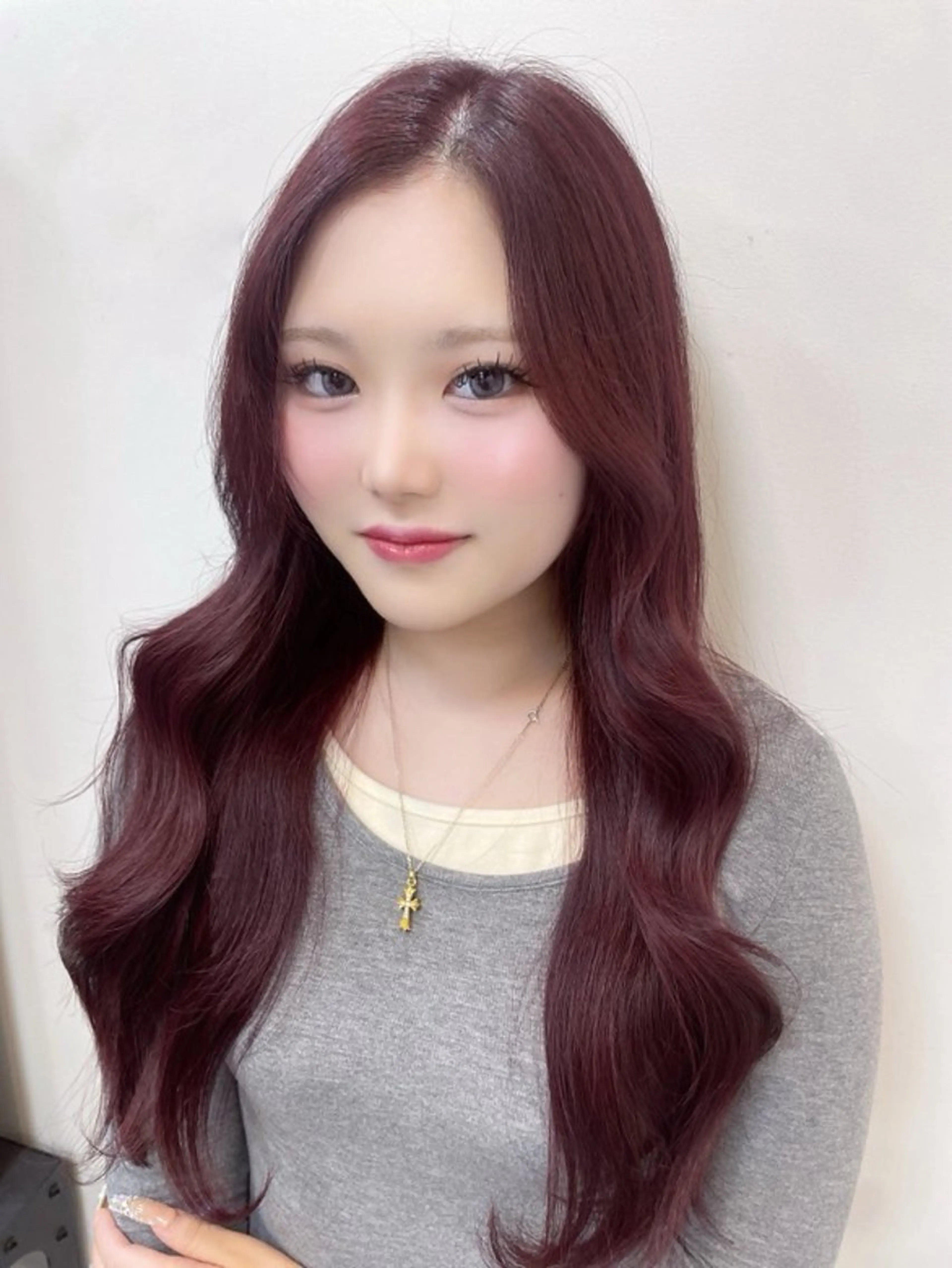 ロング カラー 黒髪 ブリーチ ダブルカラー ブリーチなしカラー ヘアカラー トリートメント beauty studio M.O.D TOKYO所属・MAMI /暖色カラーのヘアスタイル