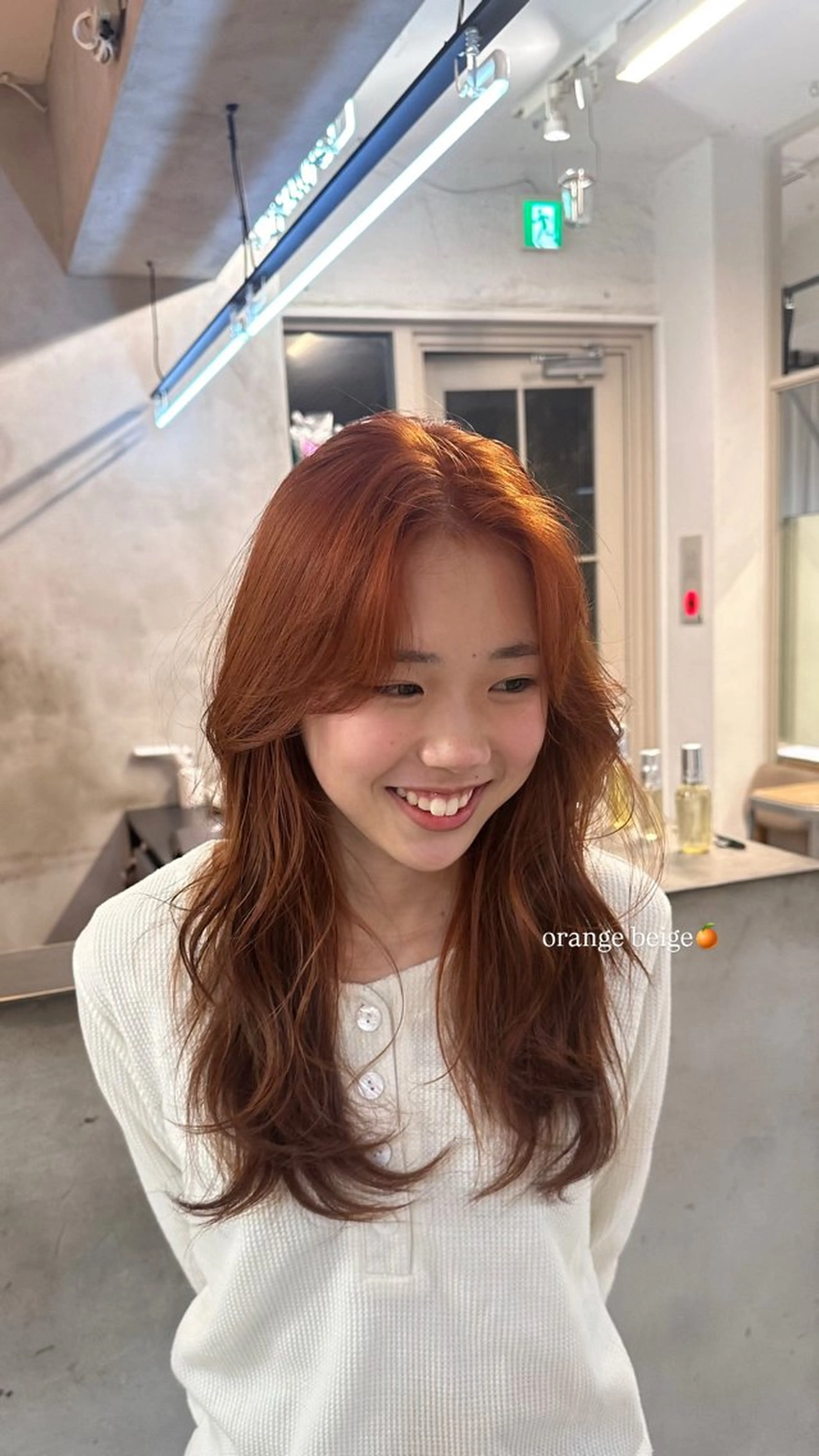 セミロング カラー ヘアカラー Lomalia Rukaのヘアスタイル