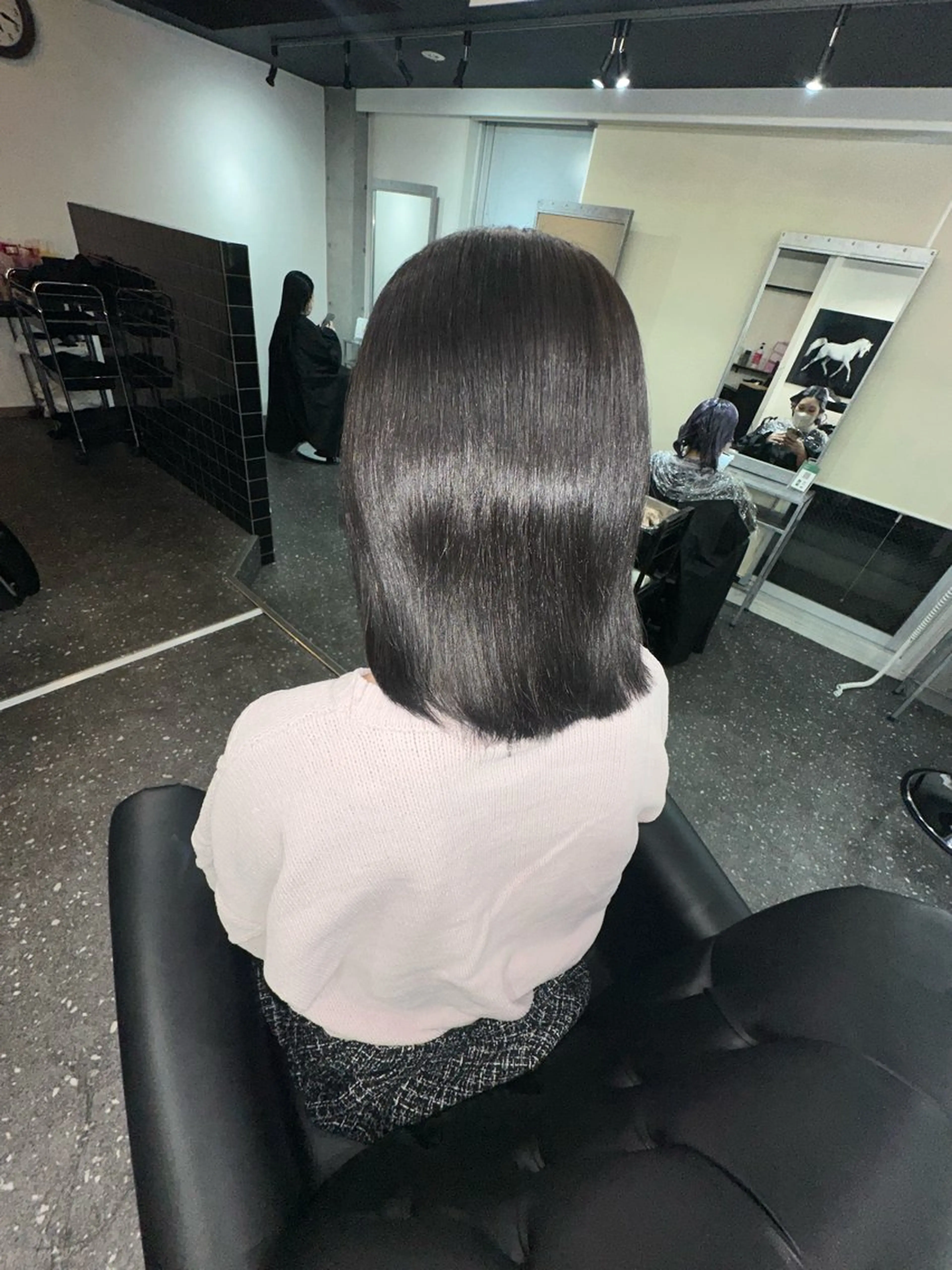 ミディアム カラー パーマ カット ヘアカラー 縮毛矯正 トリートメント 髪質改善⭐️縮毛矯正 吉祥寺⭐️Rinaのヘアスタイル