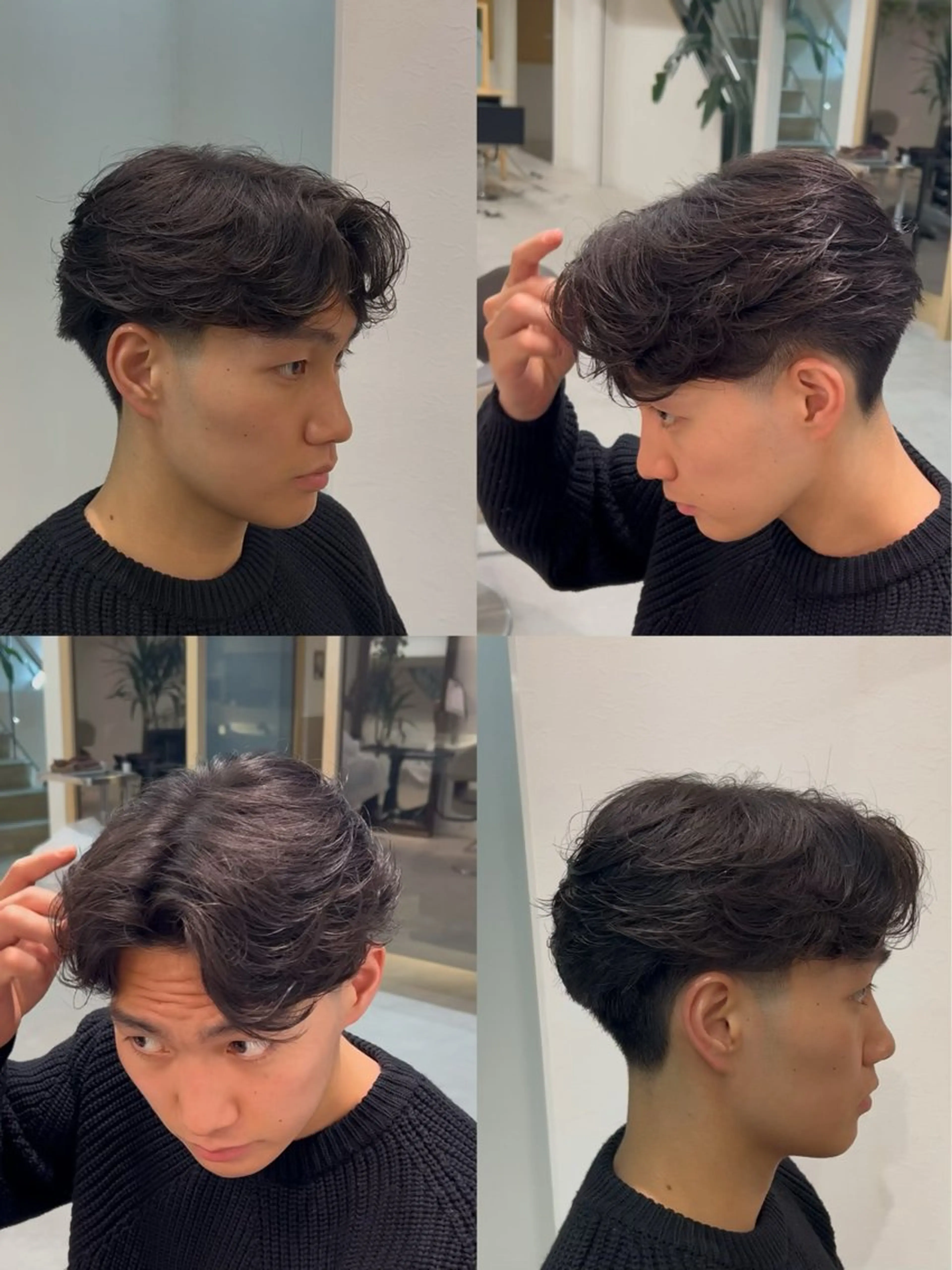 カット+フェザーパーマ🪶の写真