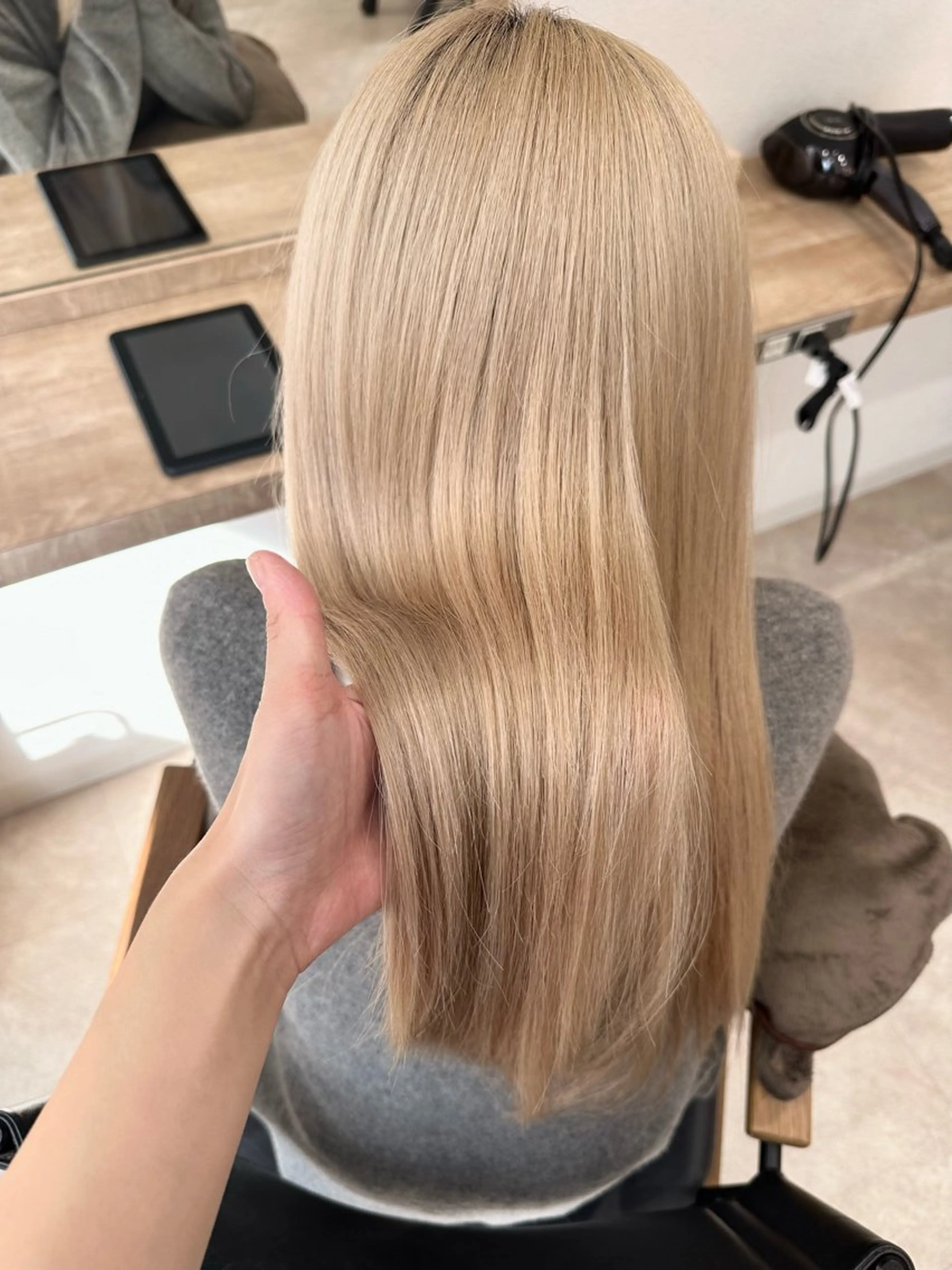 ロング 髪質改善 トリートメント カット ヘアカラー トリートメント mizuki  韓国 ヘア/髪質改善のヘアスタイル