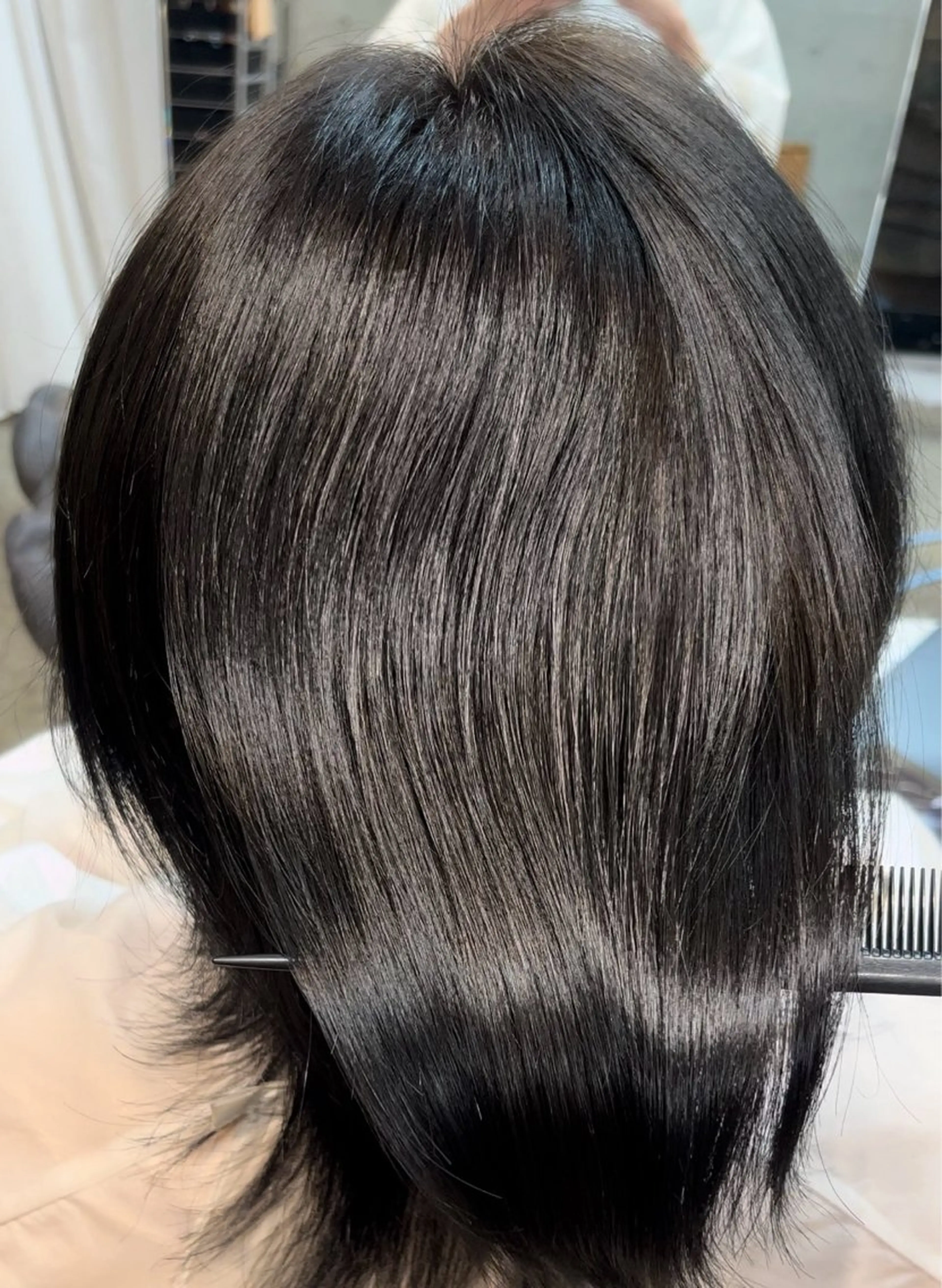 カラー アッシュ グレージュ ヘアカラー トリートメント ウルフとハイトーン オタク美容師のユウトのヘアスタイル
