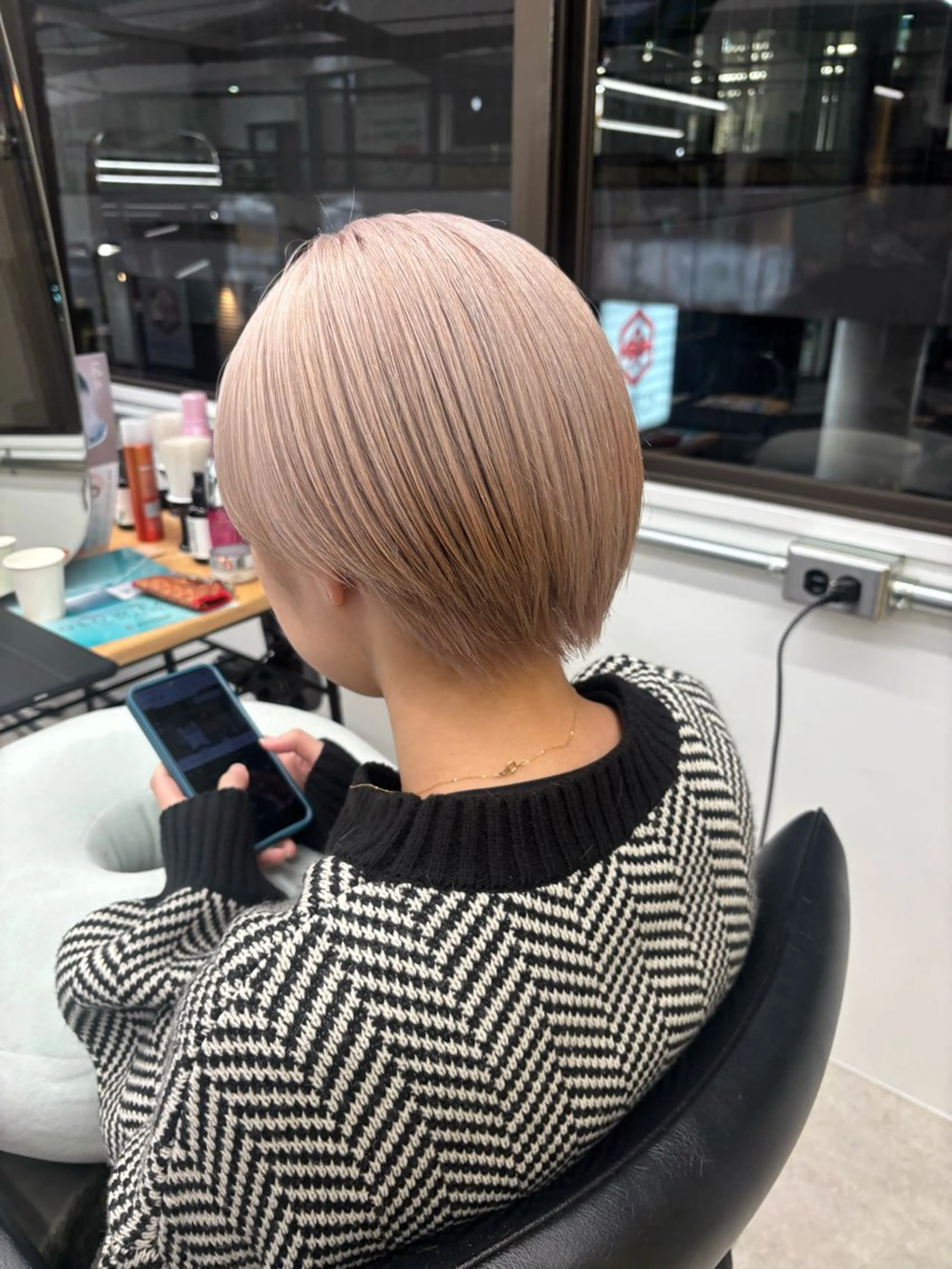 ショート カラー ヘアカラー 暖色カラー/ さえのヘアスタイル