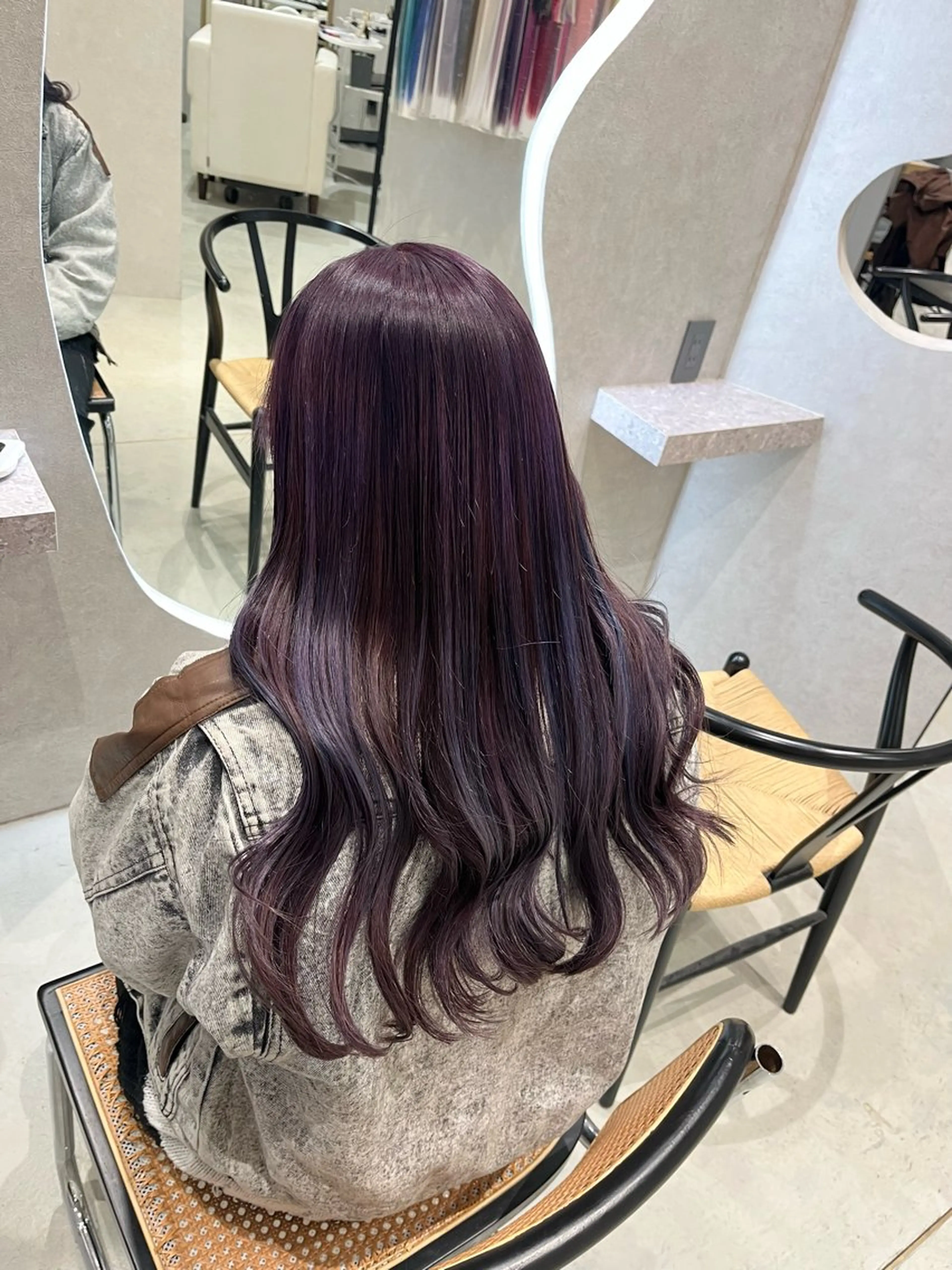 カラー ヘアカラー 斉藤 果音のヘアスタイル