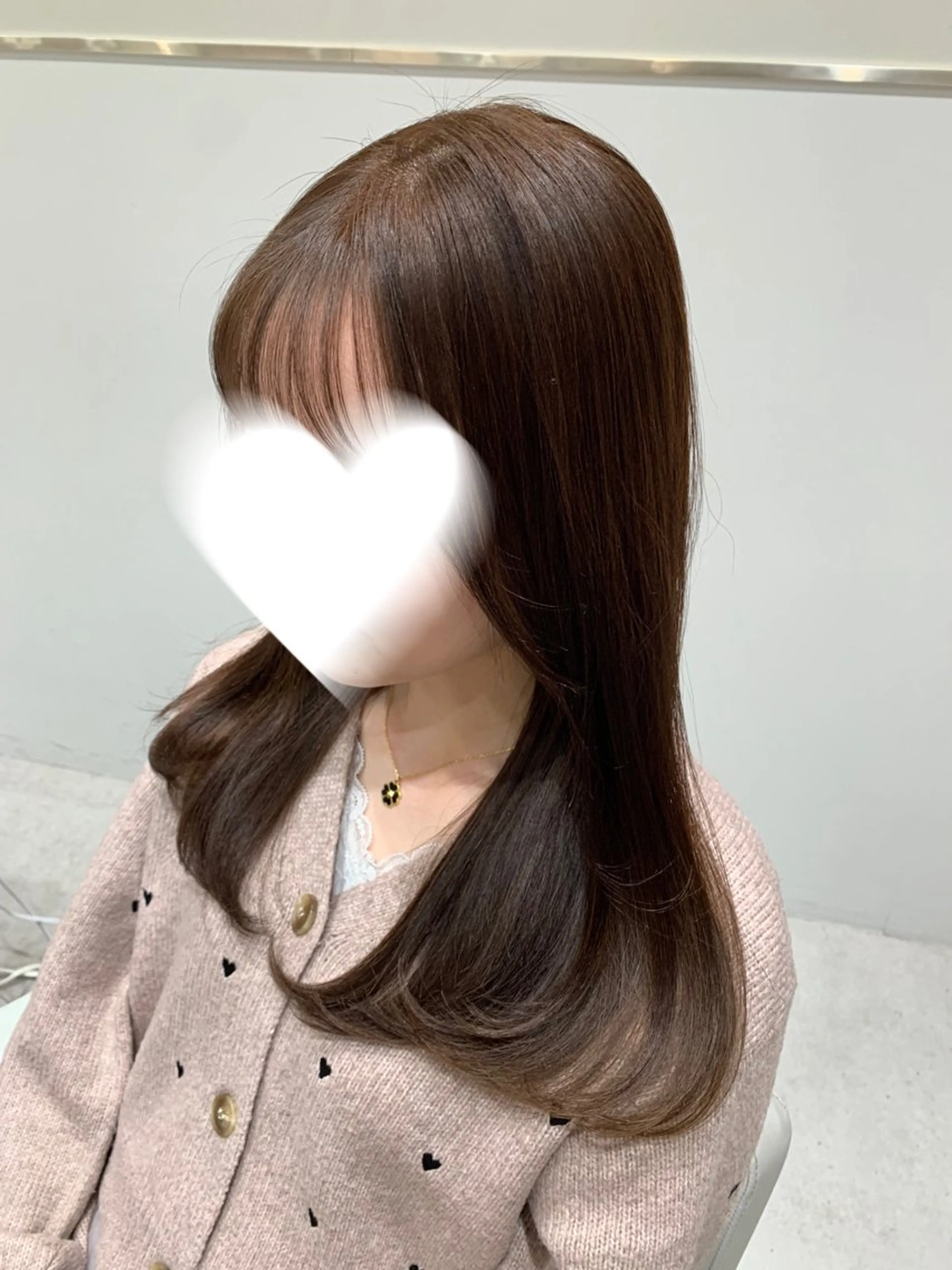 セミロング パーマ 小塩 萌々香のヘアスタイル