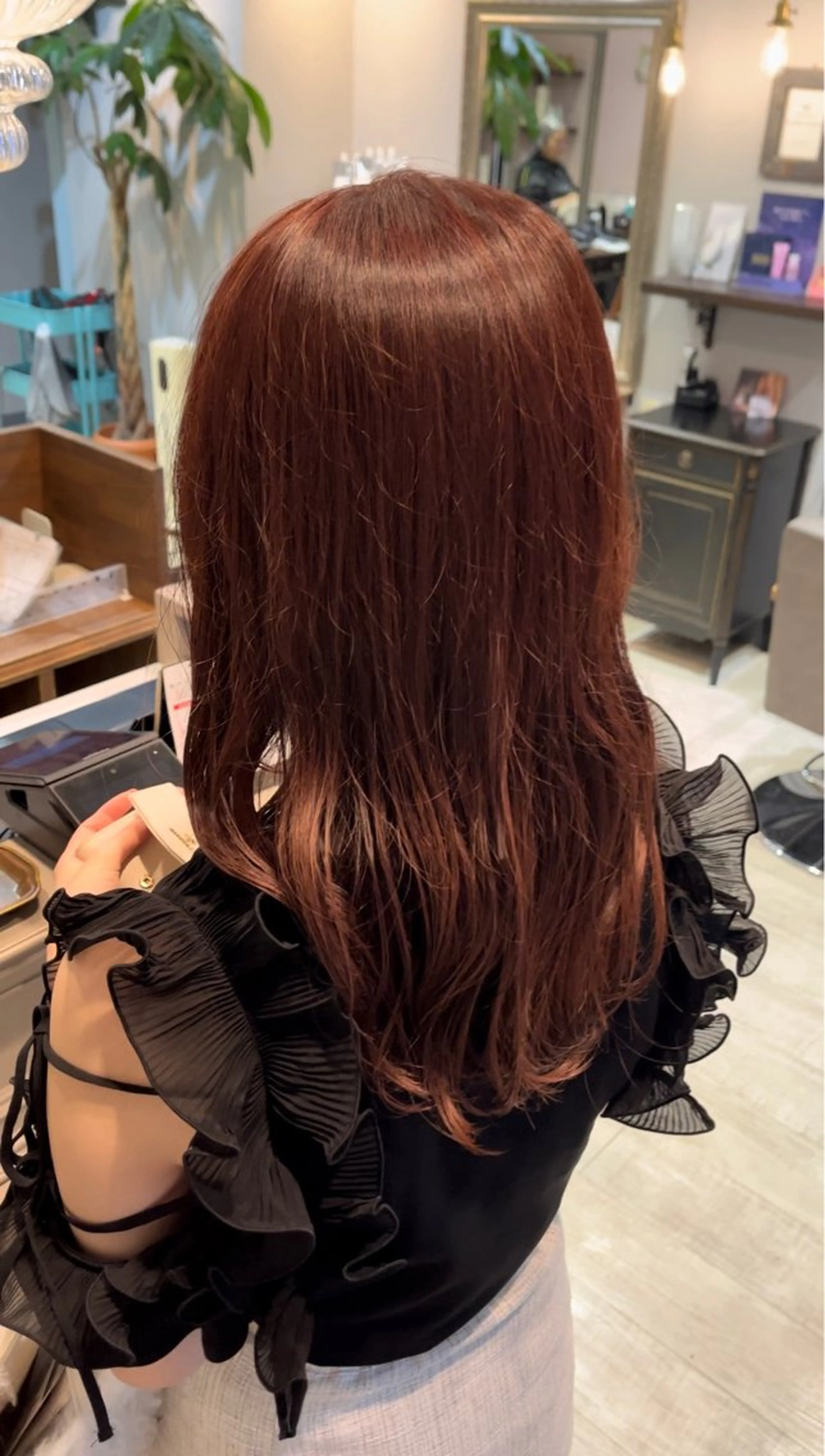 ロング カラー ブラウンカラー ピンクカラー ピンクブラウン カット ヘアカラー レイヤー/透明感/髪 質改善/メンズ/佐藤のヘアスタイル