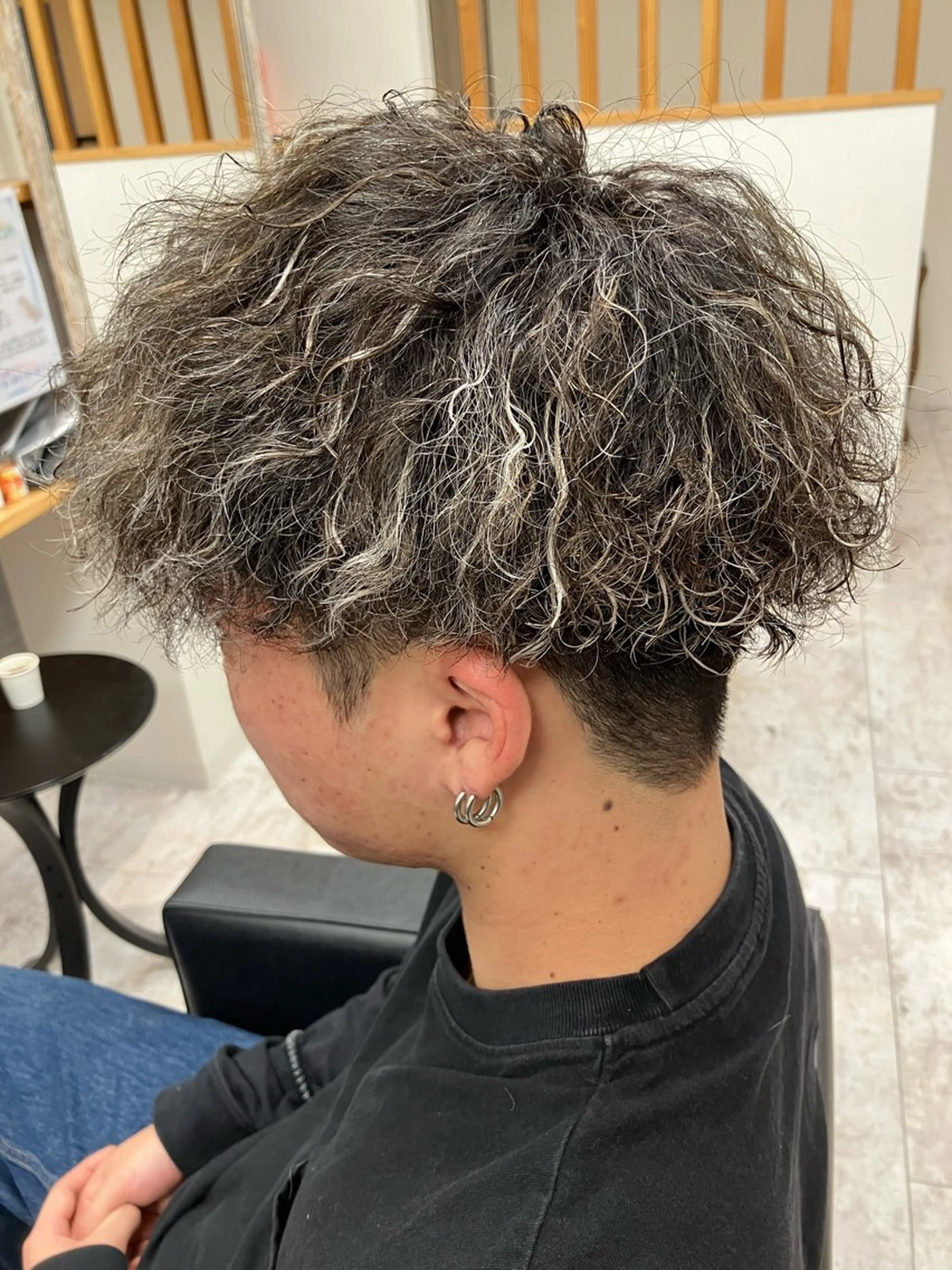 パーマ メンズ カット ヘアカラー パーマ メンズ特化/パーマ/ フェードWATARUのヘアスタイル