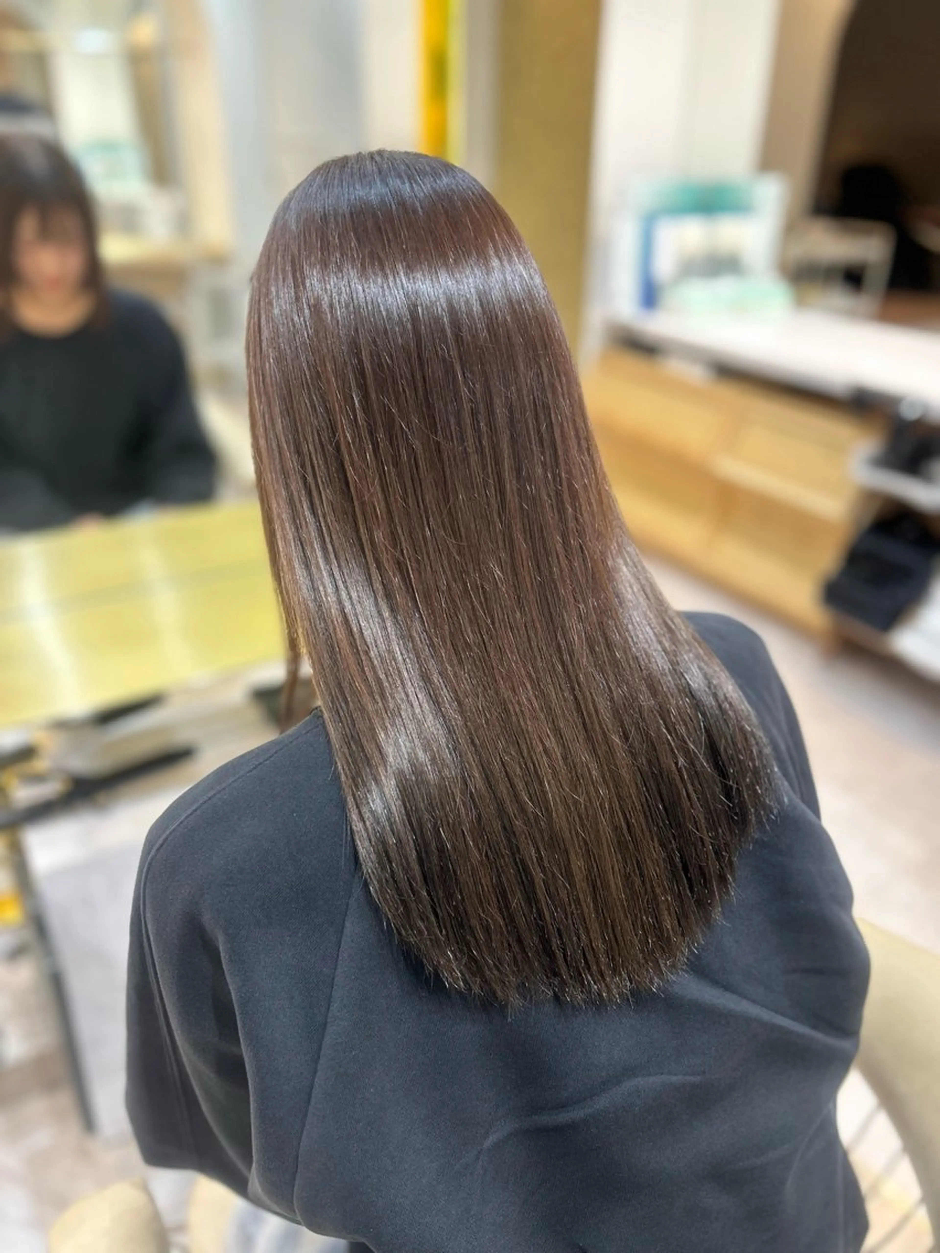 セミロング カット ヘアカラー トリートメント six by ginza Lond所属・Sakura /韓国ヘア🪄︎︎のヘアスタイル