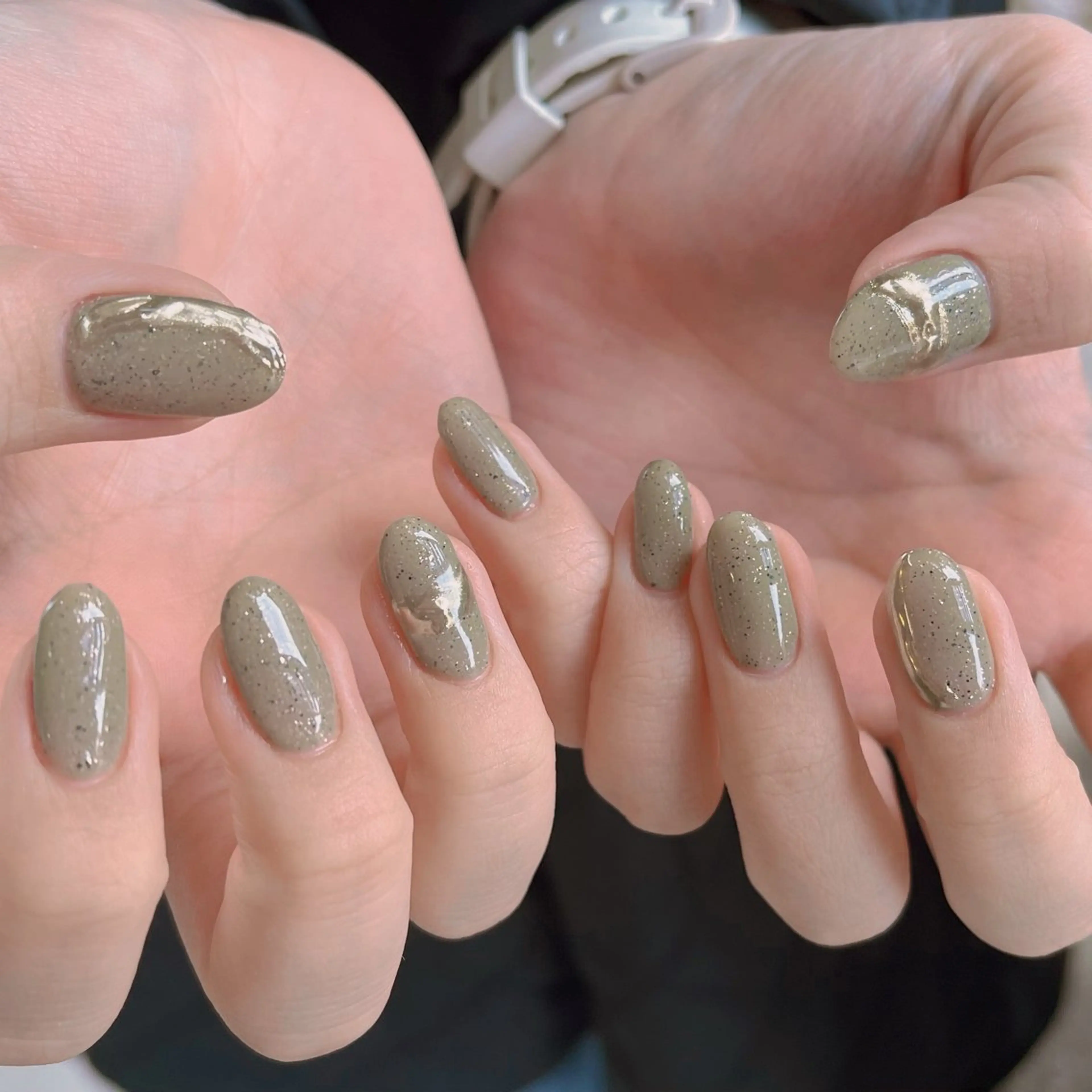 ネイル フレンチネイル ジェルネイル 韓国ネイル マグネットネイル ニュアンスネイル MARU NAIL mamiのネイルデザイン