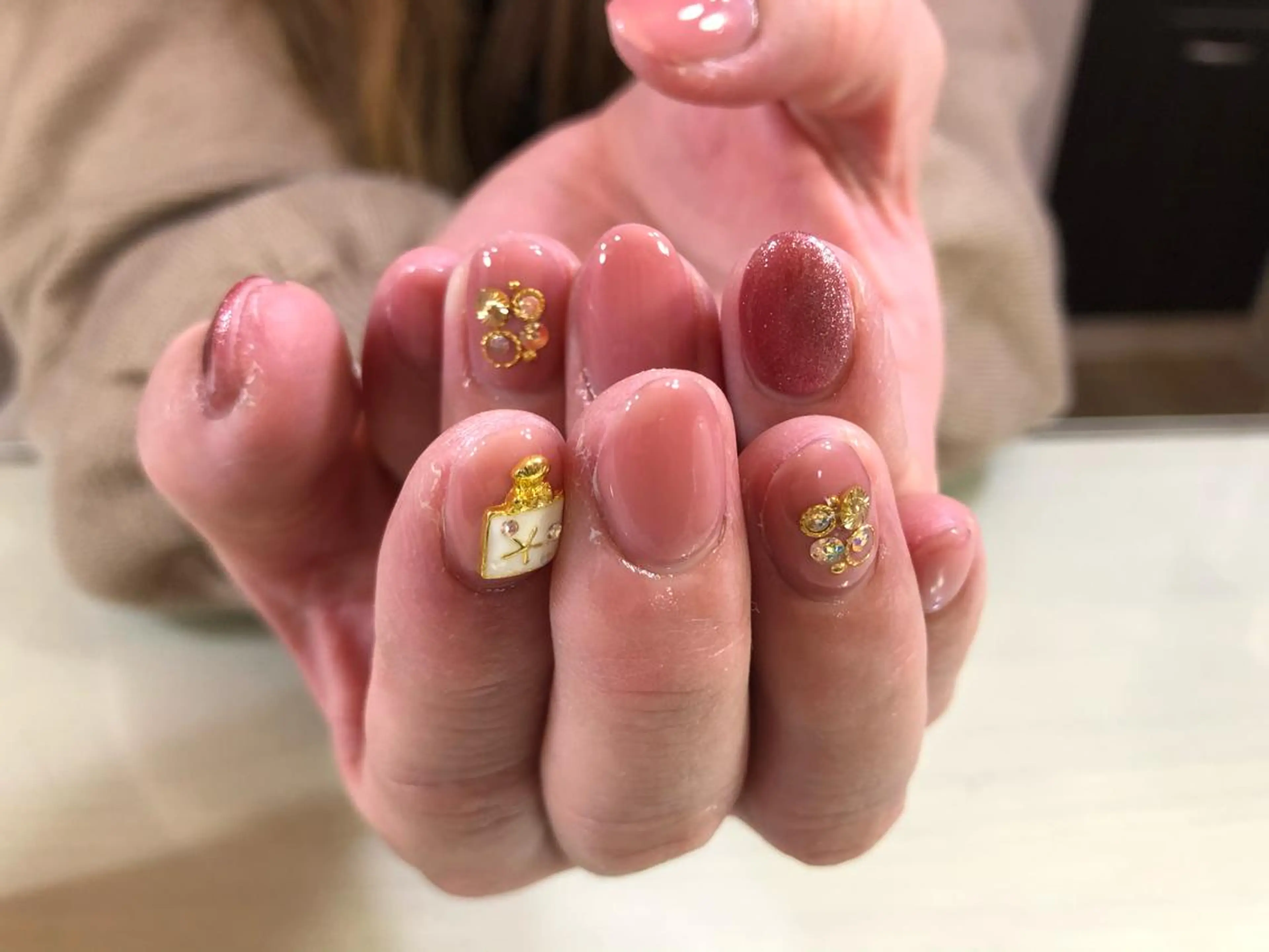 ショート ネイル シンプルネイル ハンドネイル Nnail所属・🌿Nnail🌿 プライベートサロンのネイルデザイン