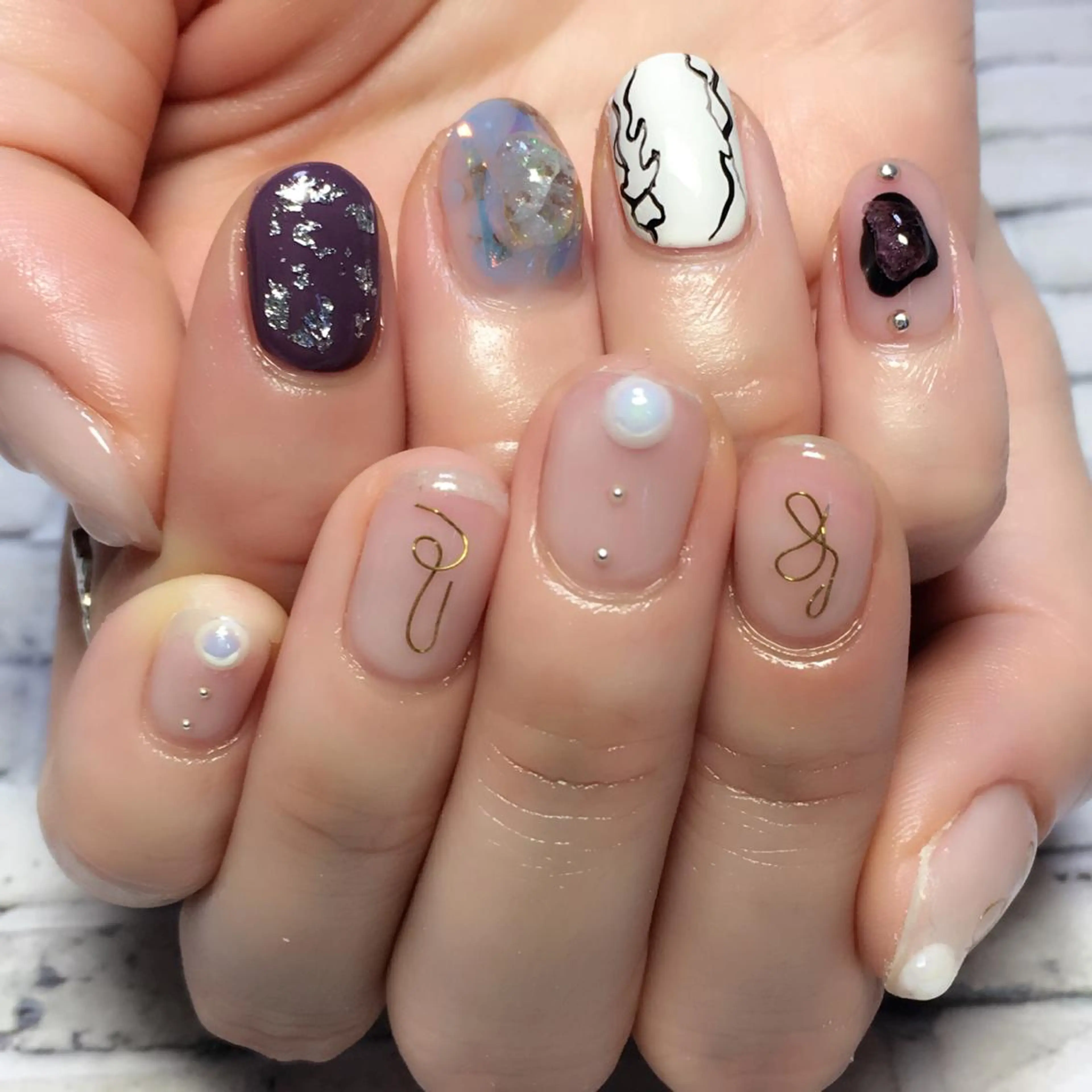 ネイル ハンドネイル ef nailのネイルデザイン