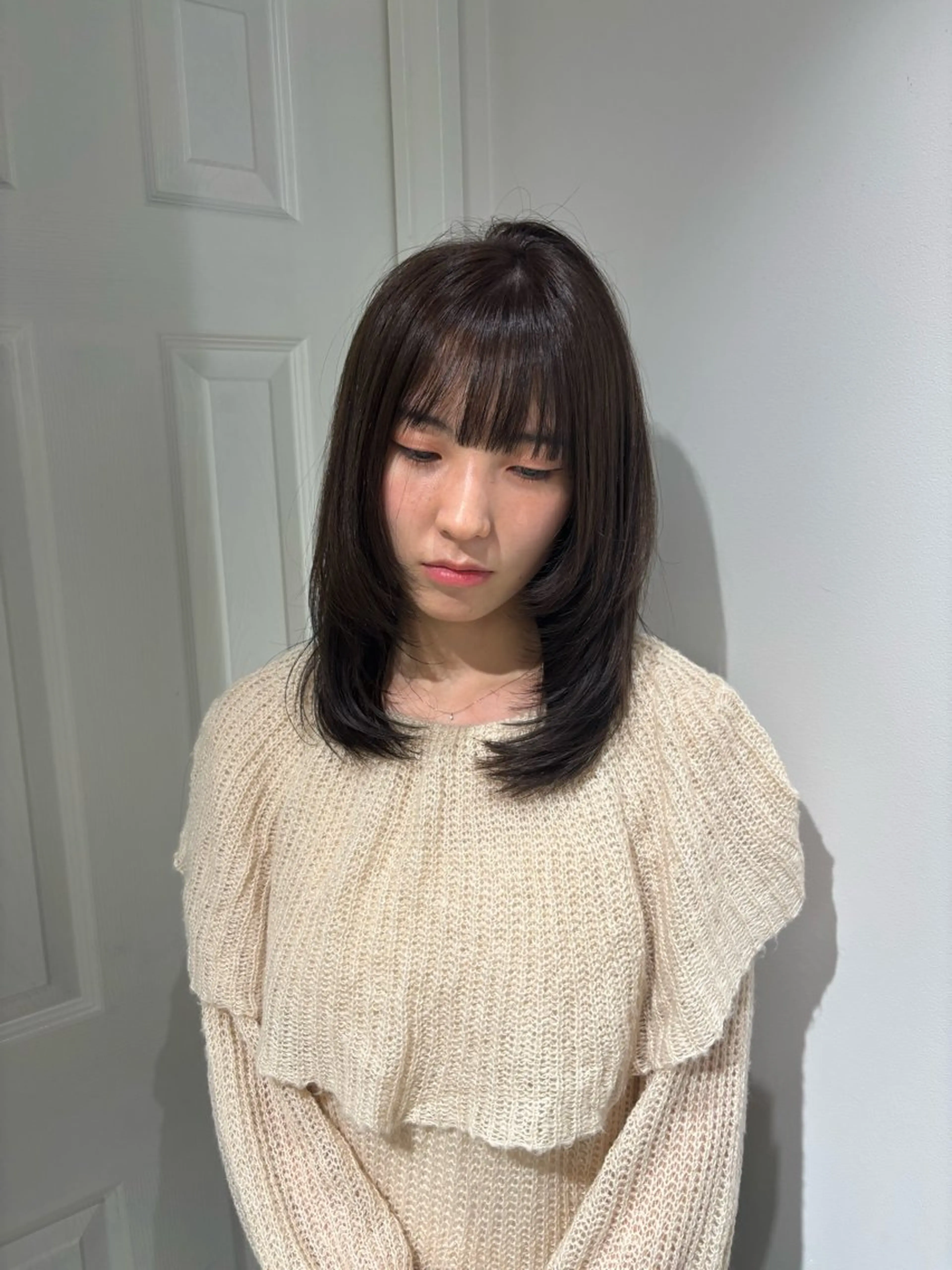 セミロング カラー ブリーチ ケアブリーチ デザインカラー ダブルカラー イヤリングカラー カット ヘアカラー ギャルカラー/メンズ /ハイトーン/つばさのヘアスタイル