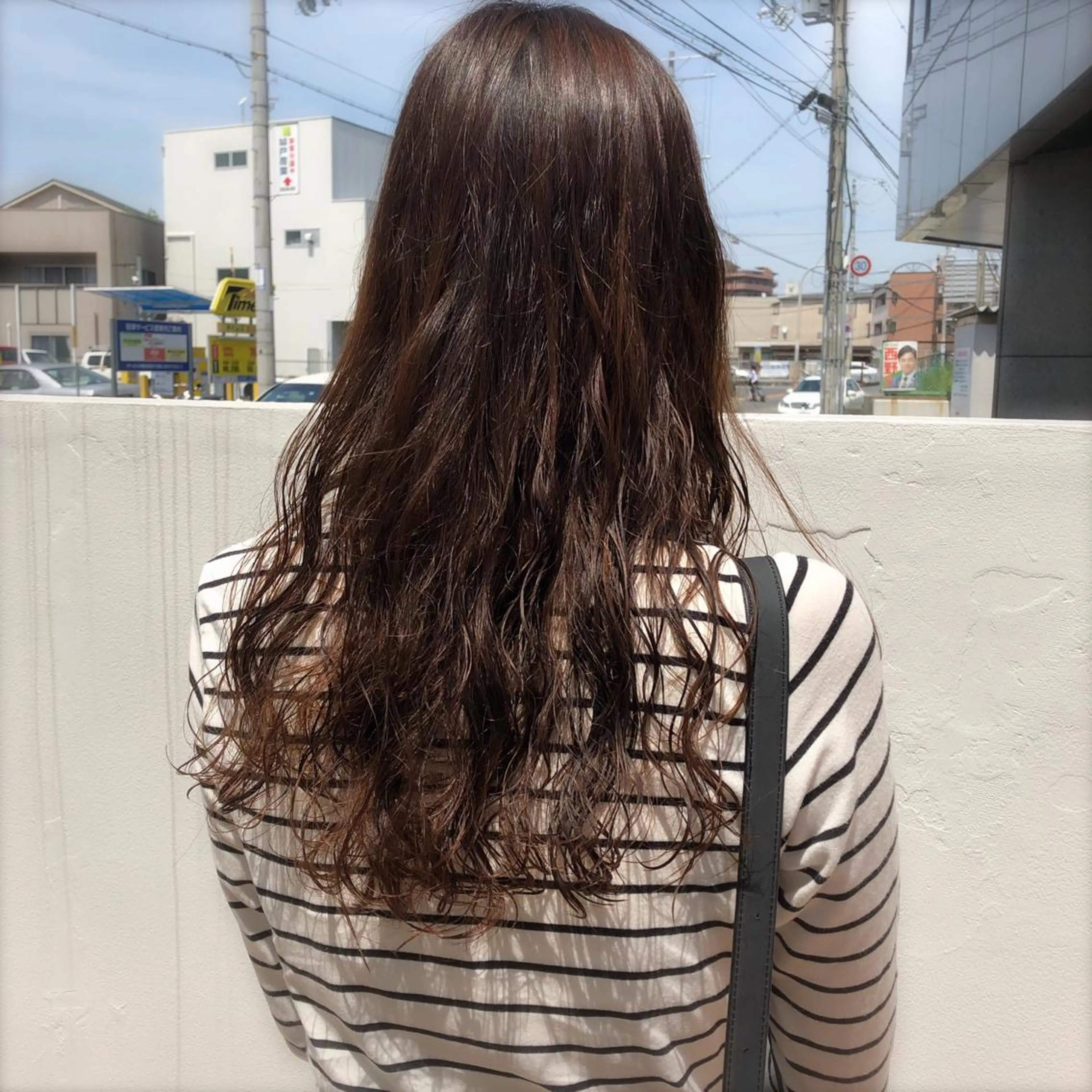 セミロング パーマ 三尾 麻美のマツエク・マツパデザイン