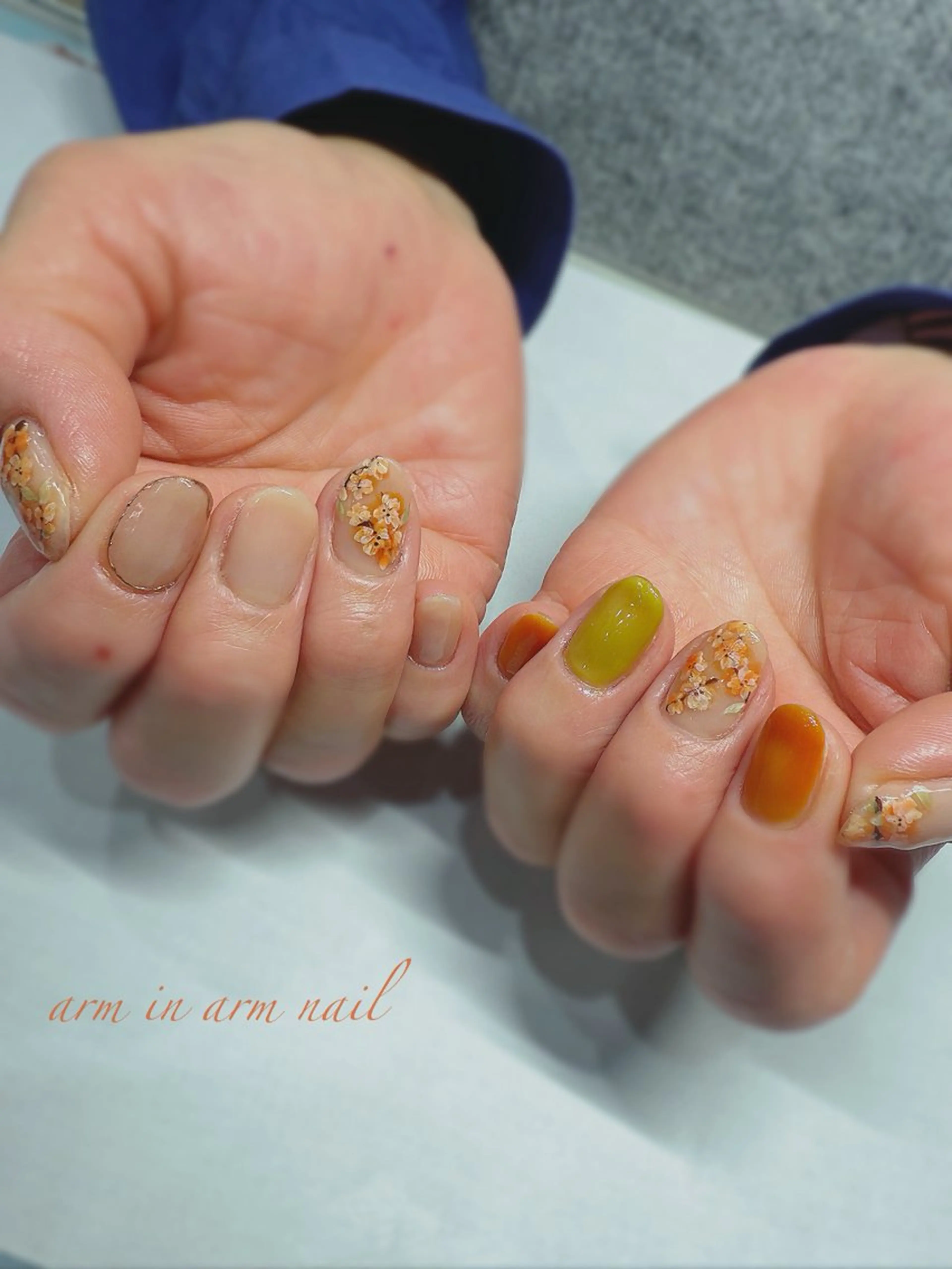 ネイル arm in arm ︎✿Yamamotoのマツエク・マツパデザイン