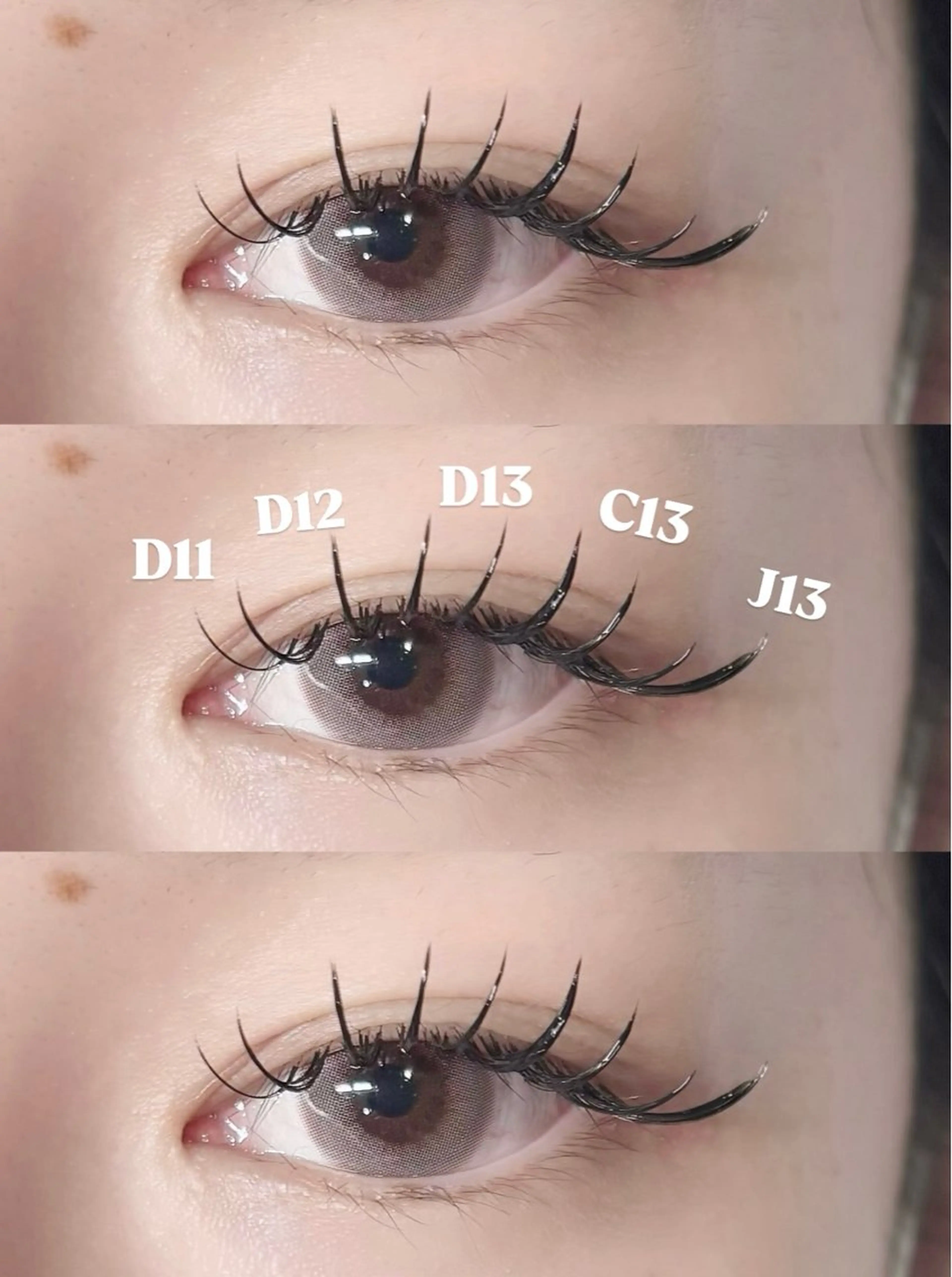 マツエク・マツパ フラットラッシュ 小松 未夢のマツエク・マツパデザイン