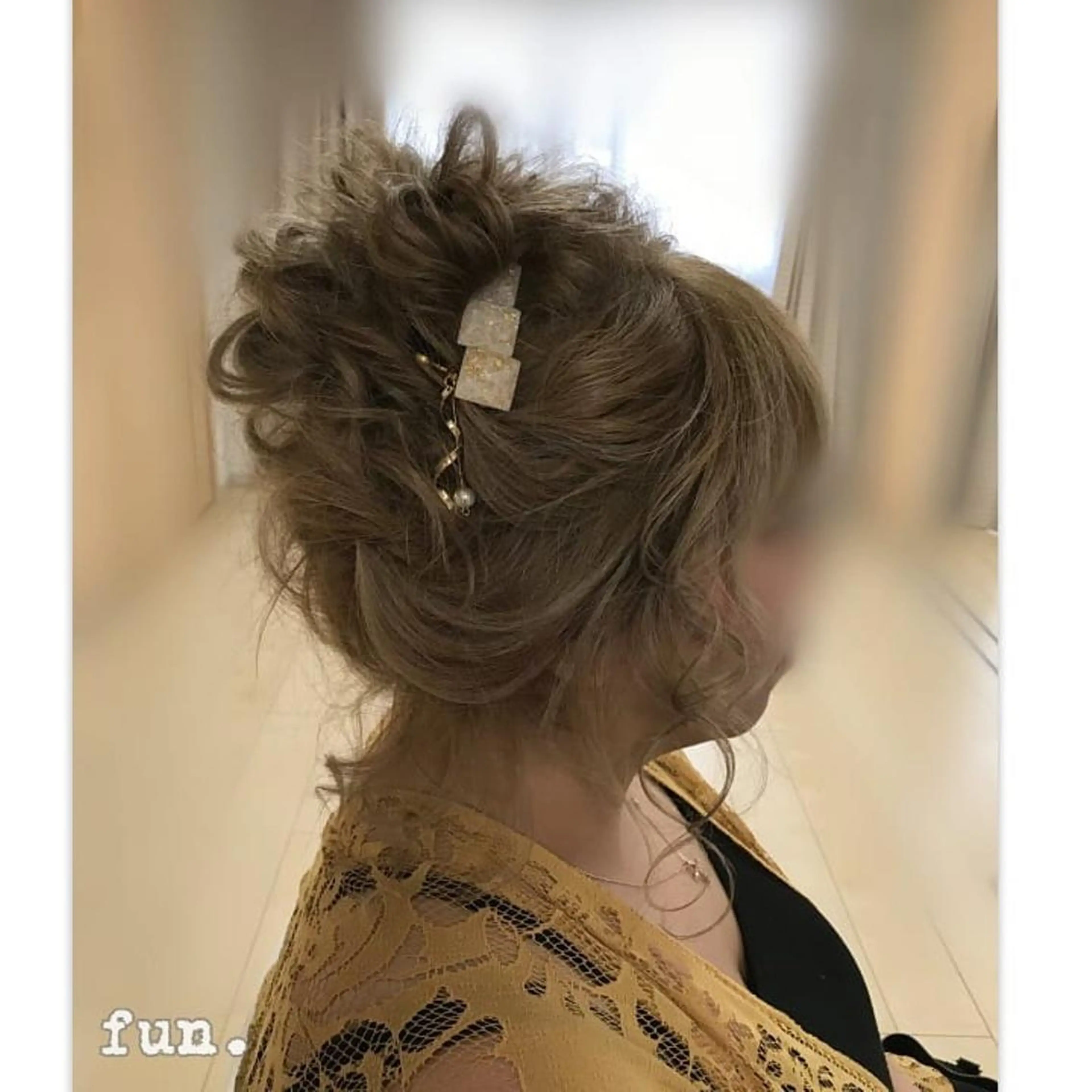 セミロング ヘアアレンジ fun./ヘアセット /エクステ/着付のその他イメージ