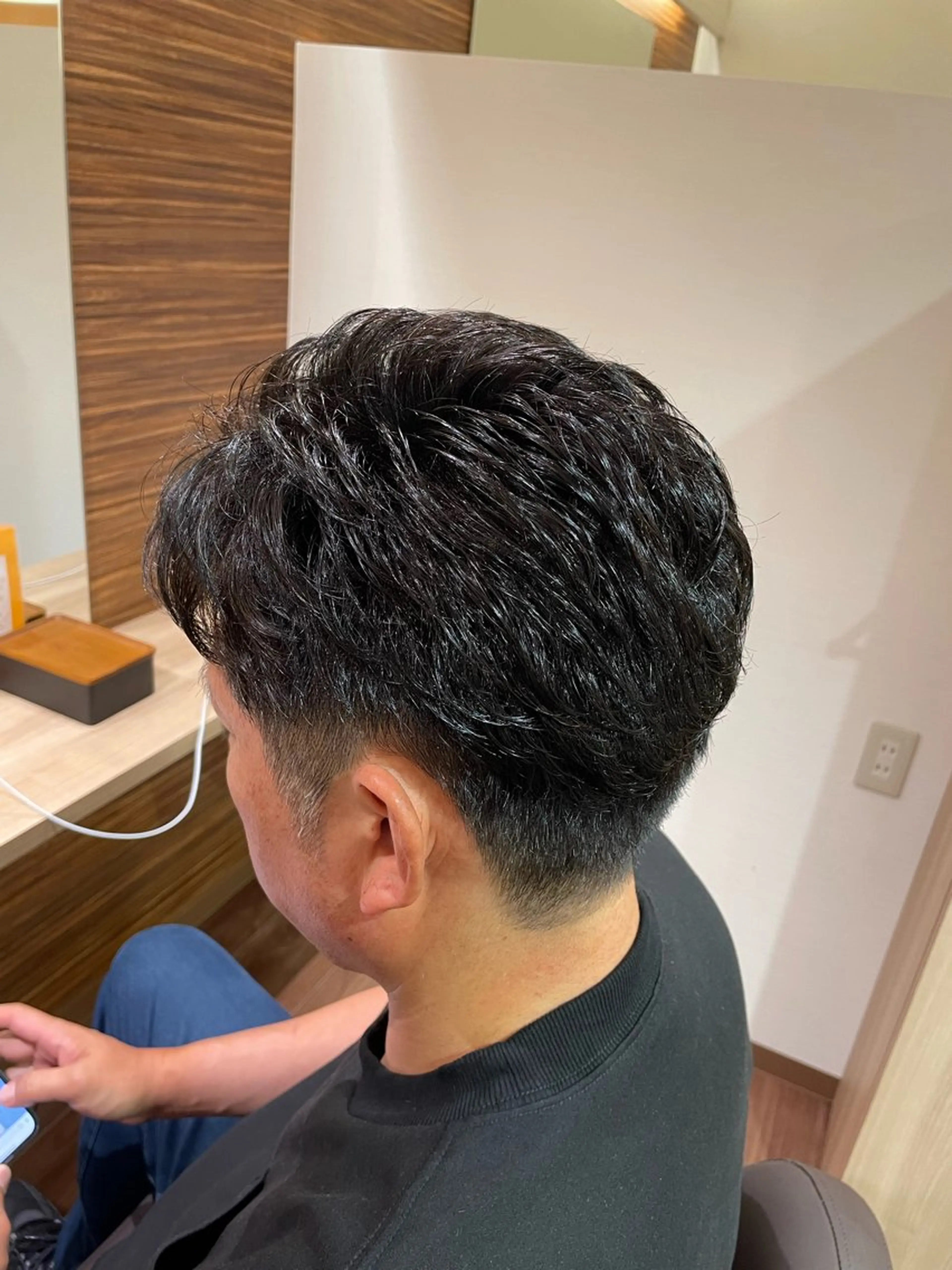 ショート パーマ メンズ 中嶋 ナカジマのヘアスタイル