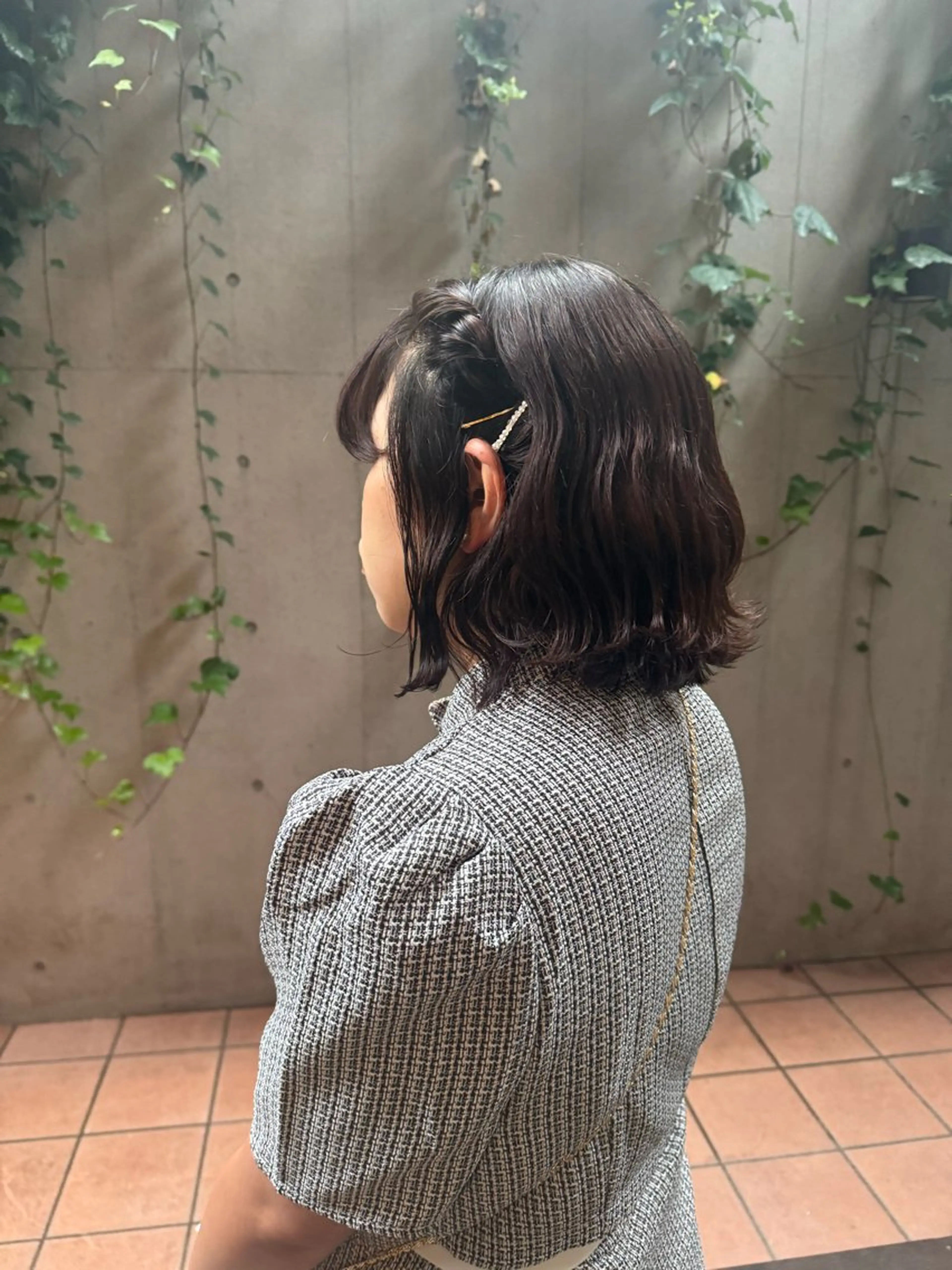 ミディアム ヘアアレンジ 【ヘアセット/美眉】 吉川玲のヘアスタイル