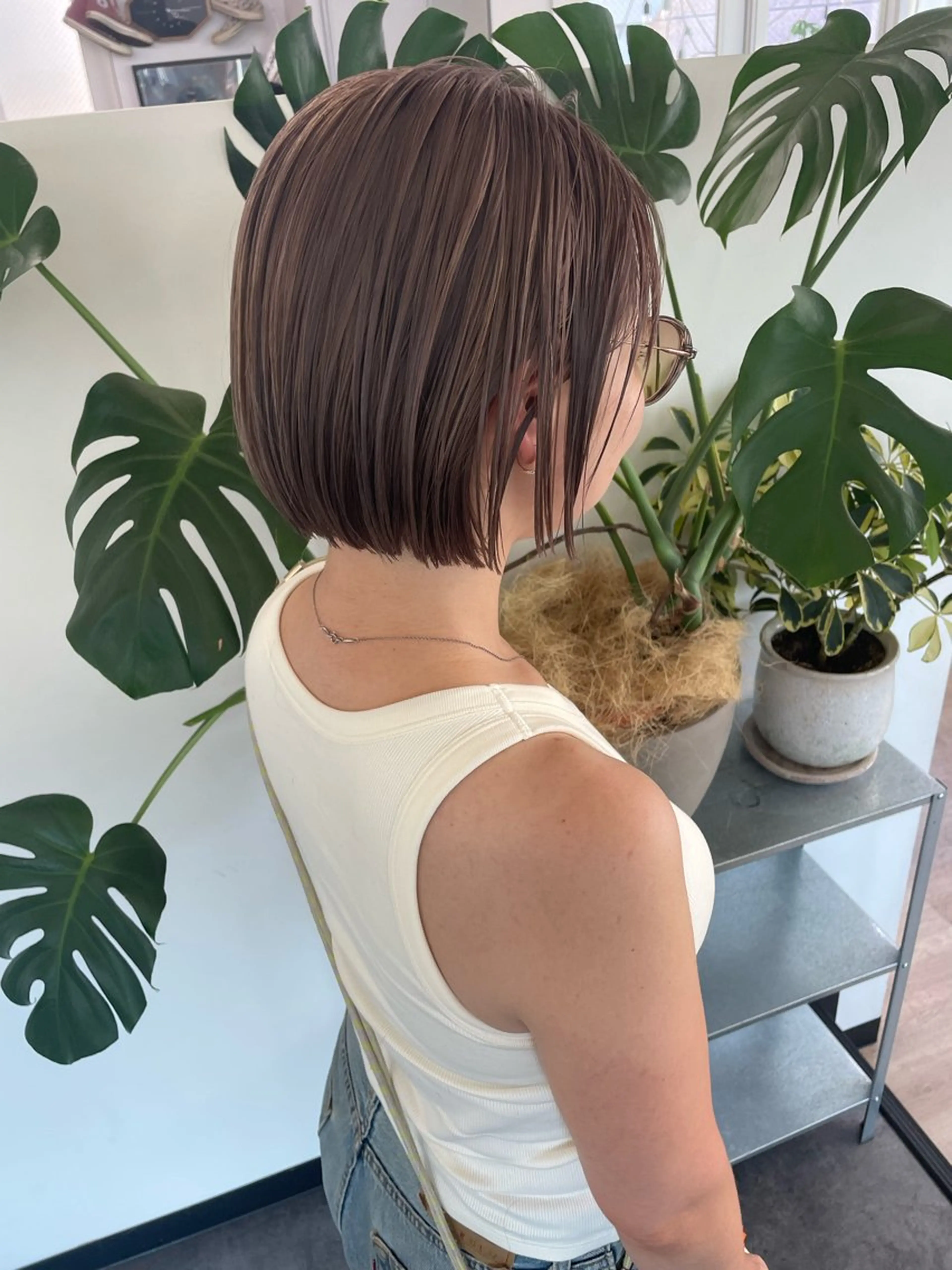 ショート カラー パーマ ヘアアレンジ メンズ キッズ ネイル マツエク・マツパ アイブロウ 成人式 切りっぱなしボブ ショートボブ 子どものヘアアレンジ メンズブリーチ ゆうか/ カットモデル募集のヘアスタイル