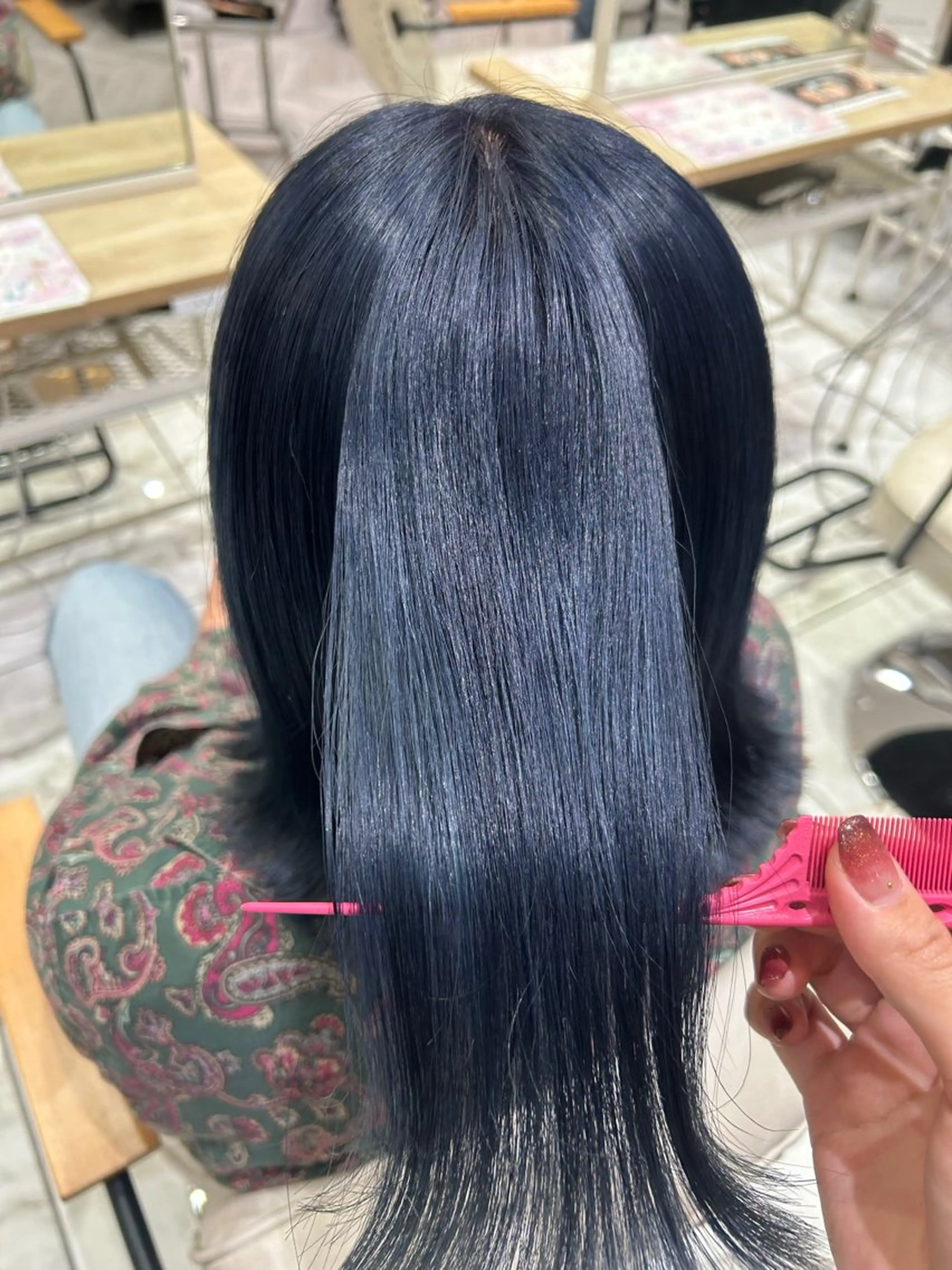 セミロング カラー ヘアカラー 🦋sana🦋 🫧透明感カラー🫧のヘアスタイル