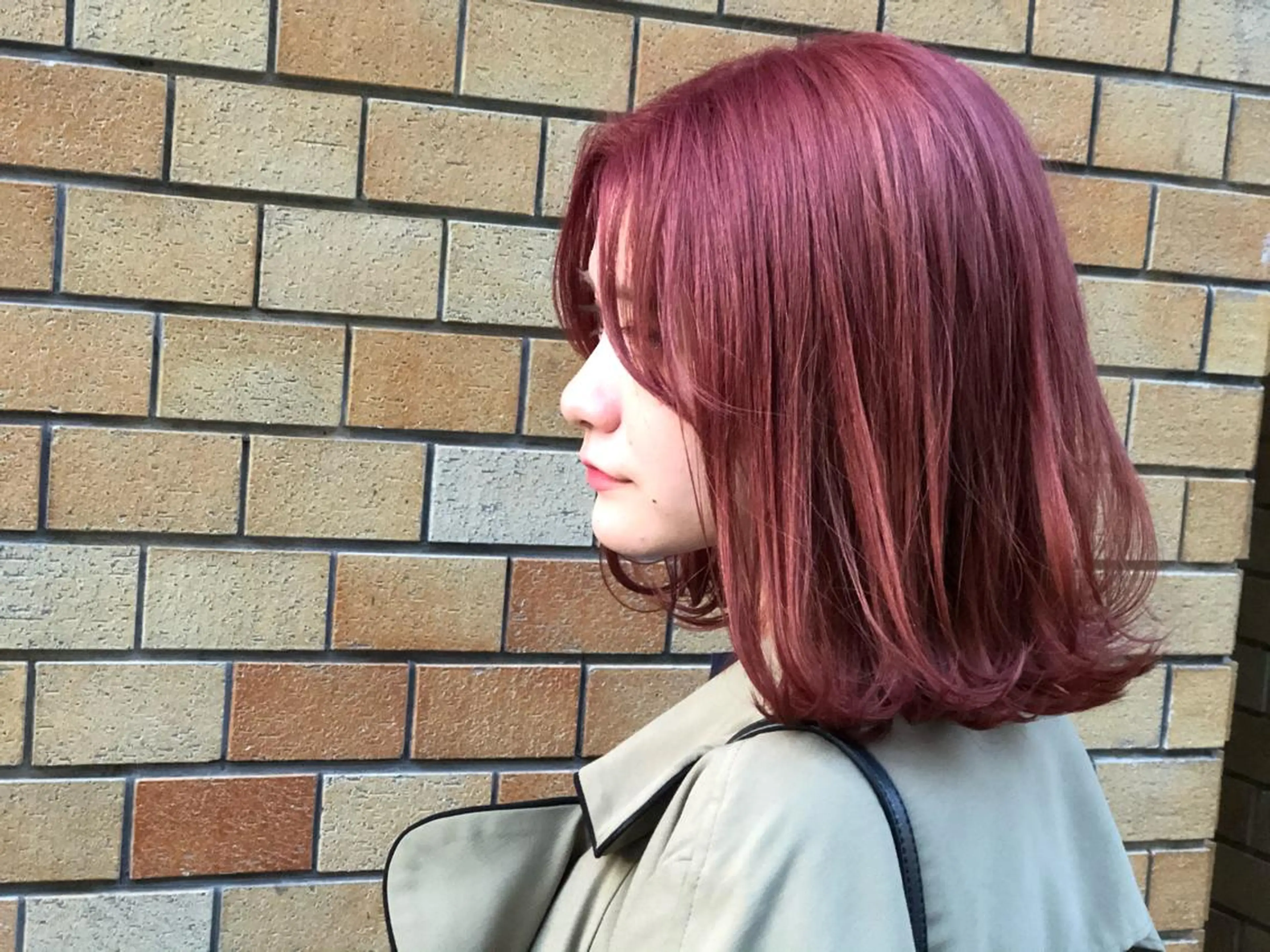 ミディアム カラー ブリーチ ハイトーンカラー ラベンダーカラー ピンクカラー ピンクラベンダー ヘアカラー トリートメント Clay所属・及川 祐輔のヘアスタイル