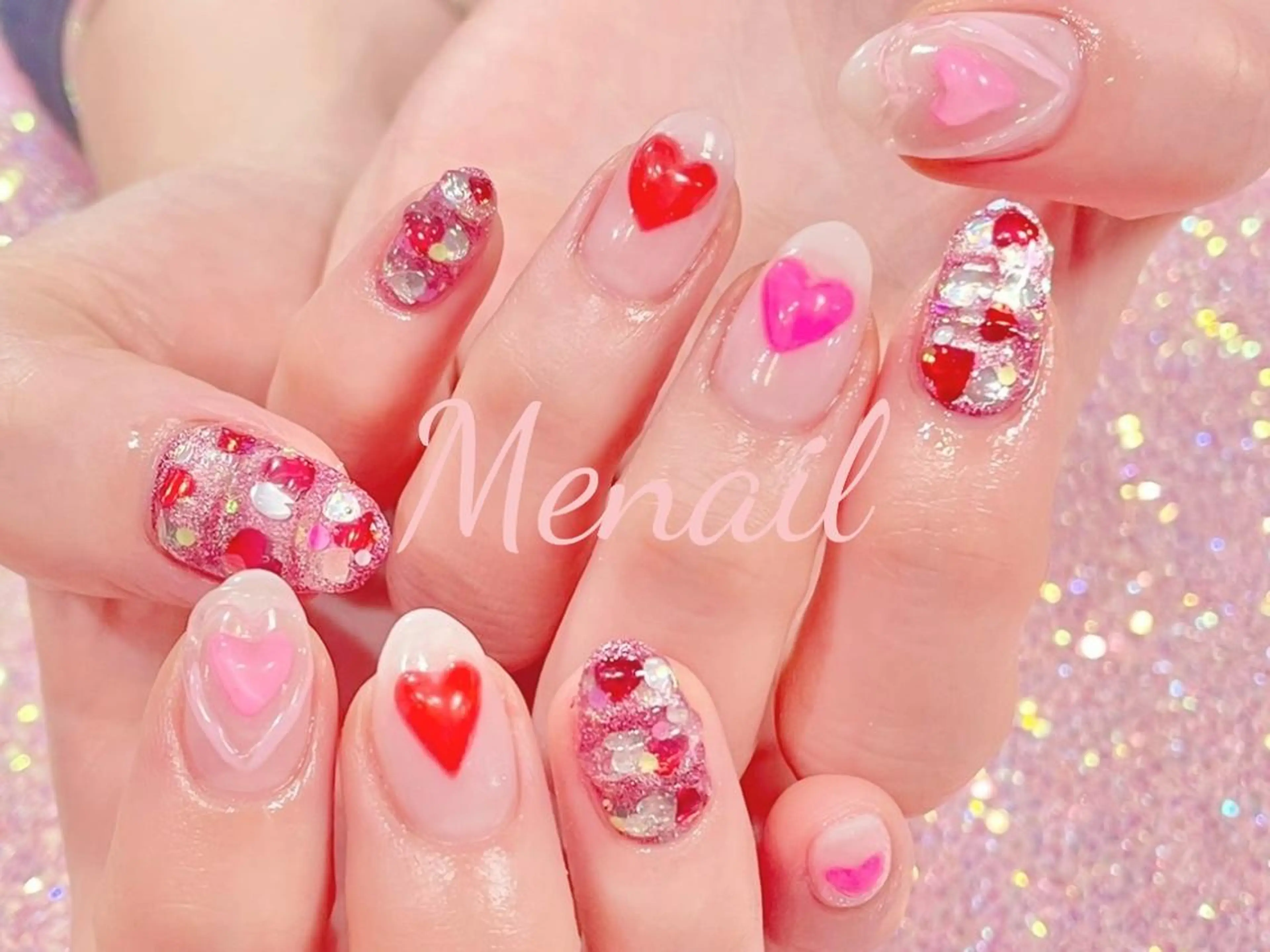 ネイル 🤍POP可愛い🧸 Menailのネイルデザイン