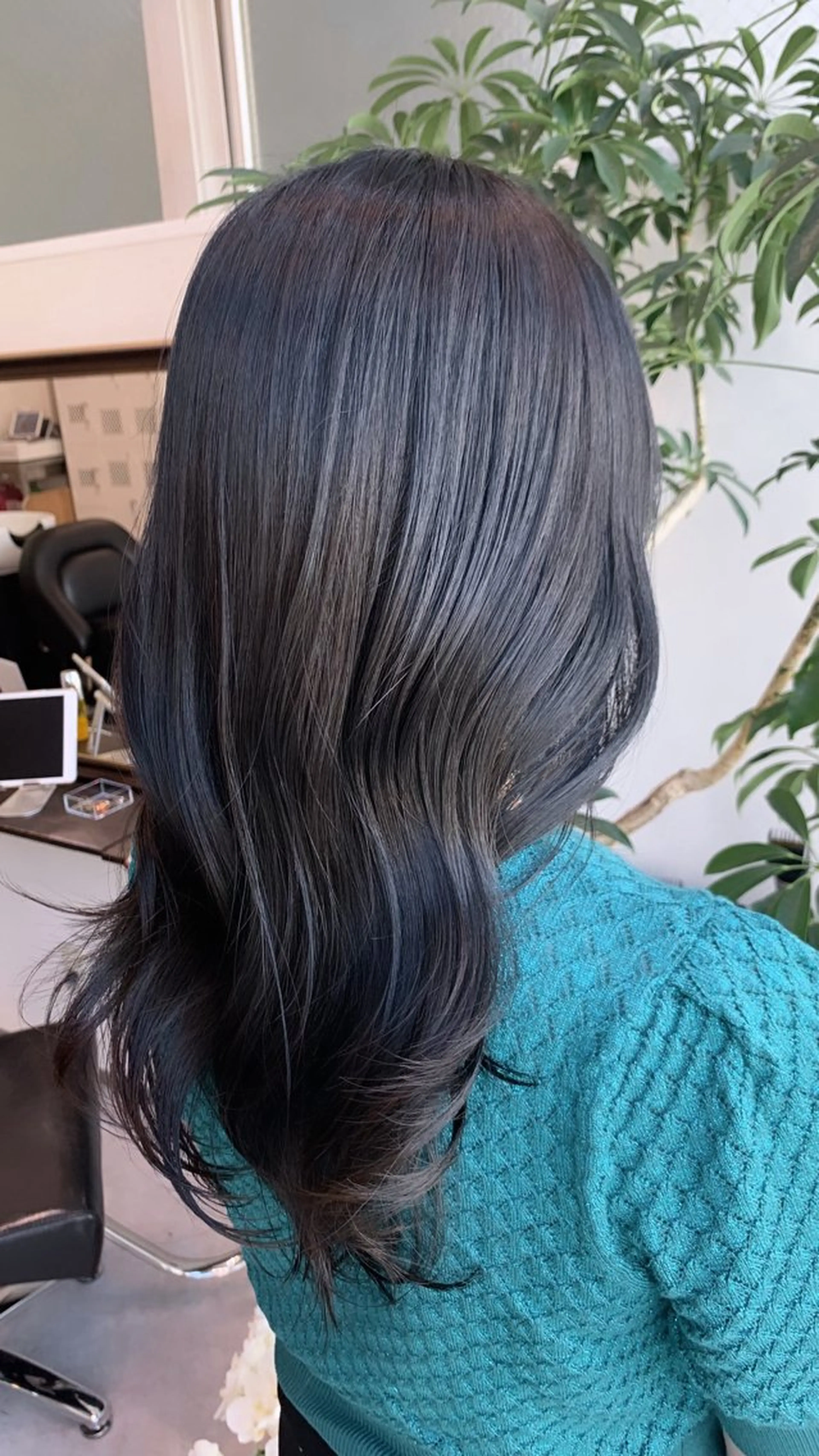 セミロング カット ヘアカラー トリートメント 美髪矯正/髪質改善/ 艶髪🤍伊藤梨紗のヘアスタイル