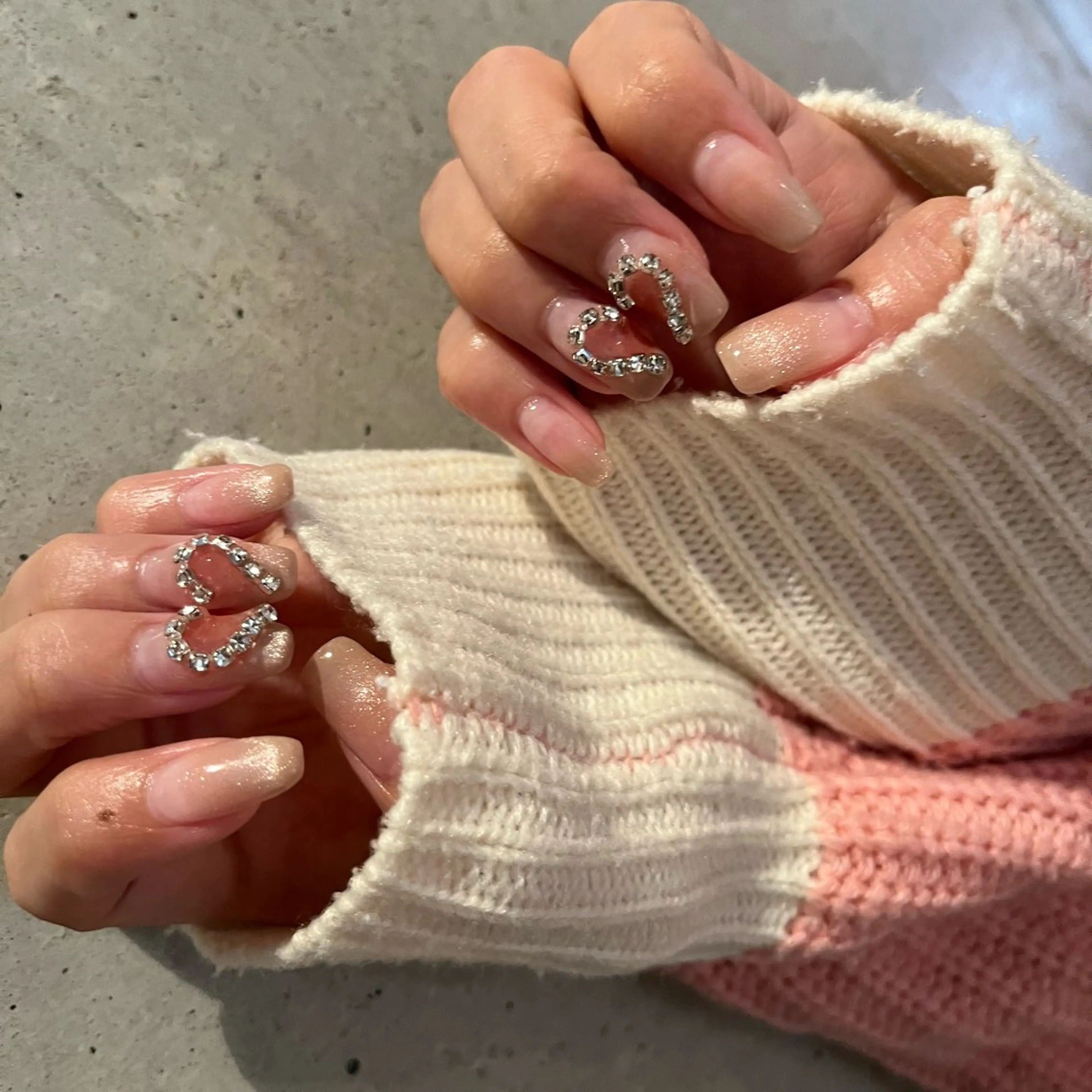 ネイル チークネイル ハンドネイル DariL Ayaのネイルデザイン