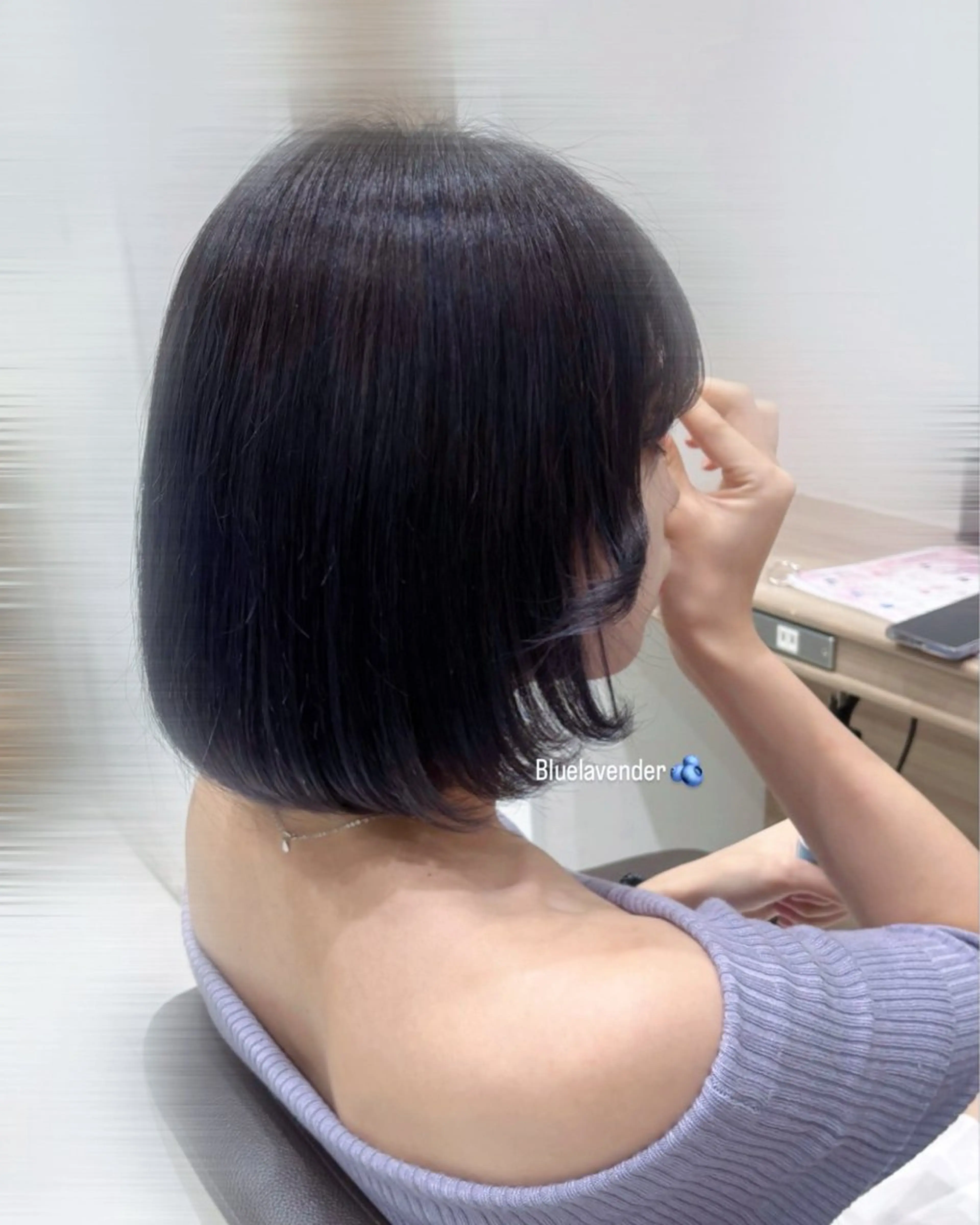 ミディアム カラー ブリーチ 透明感カラー ヘアカラー ⭐️NANA/ カットモデル募集のヘアスタイル