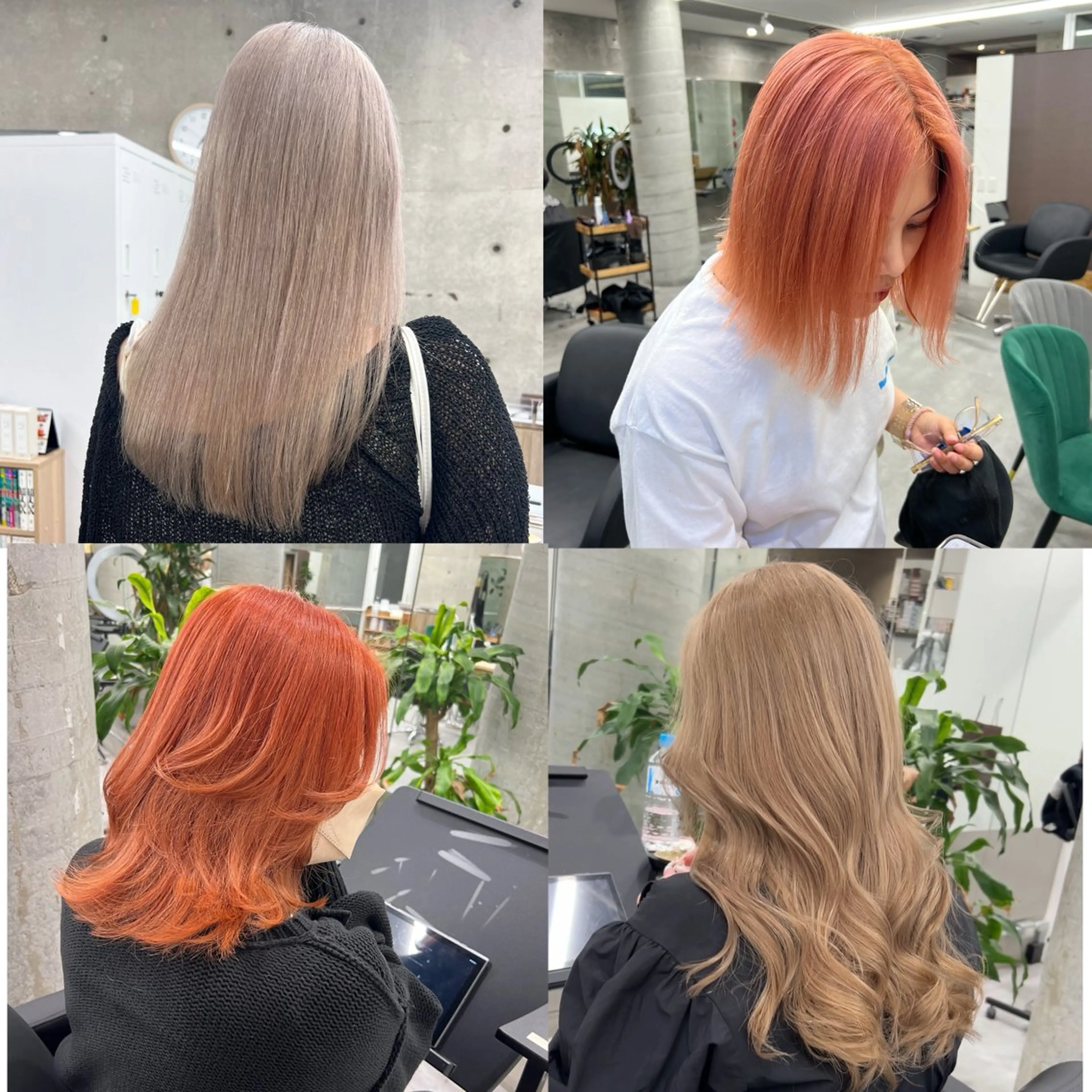 ロング ヘアカラー welring hair salon所属・azusa/心斎橋/ ハイトーンカラーのヘアスタイル